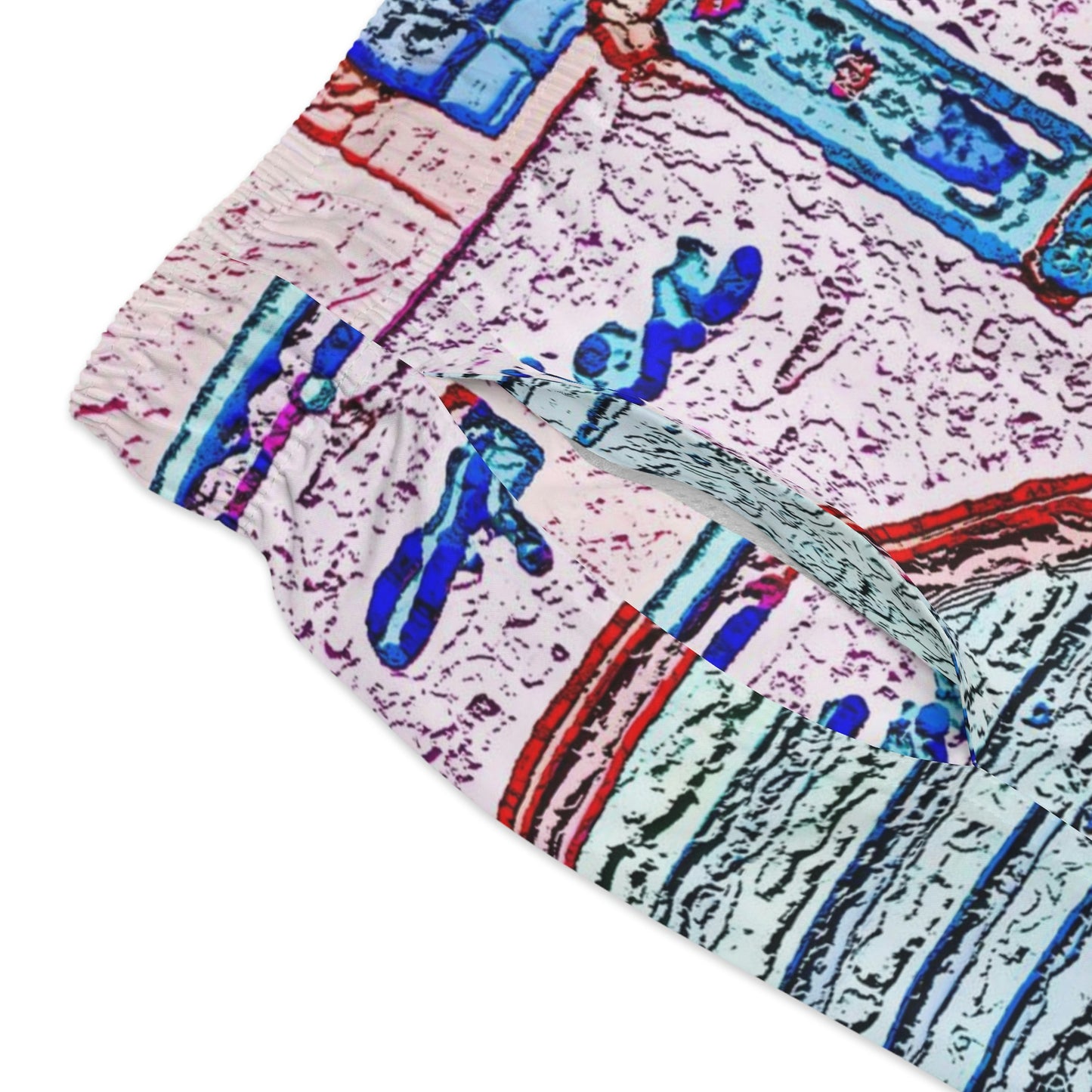 Swim Trunks ... "La Grande Entree" At: 'The Pink Palace' ... The Royal Hawai'ian ... Honolulu, HI ... '27Oct2014' ... Original Works ...