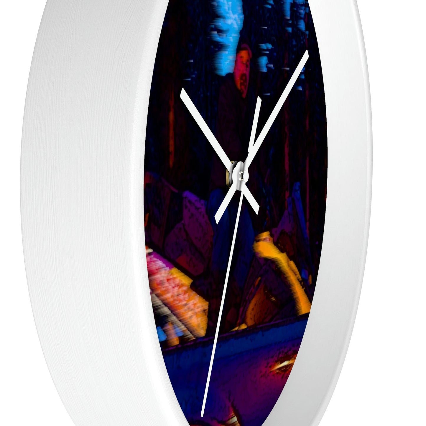 Wall clock ... Two Modes Of Winter Transportation ... "Which One To Drive Next?" ... Choices-Choices-Choices ... Circa 4Jan23 ... Original Works ...