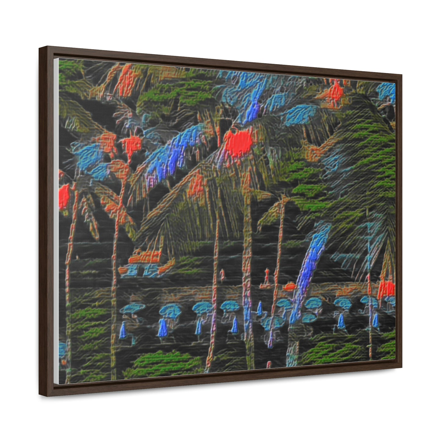 Gallery Canvas Wraps, Horizontal Frame ... "The Royal Hawai'ian: Waikiki Beach_Beach" ... Honolulu, HI ... Ocotber 2014 (Halloween) ... Original Works ...