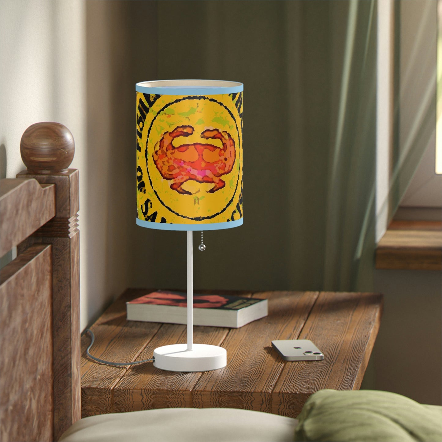 Lamp on a Stand, US|CA plug ... "No.9 Fishermen's Grotto - Fishermen's Wharf, SF, California" ... Family Archives: 1970's ... Original Works ...