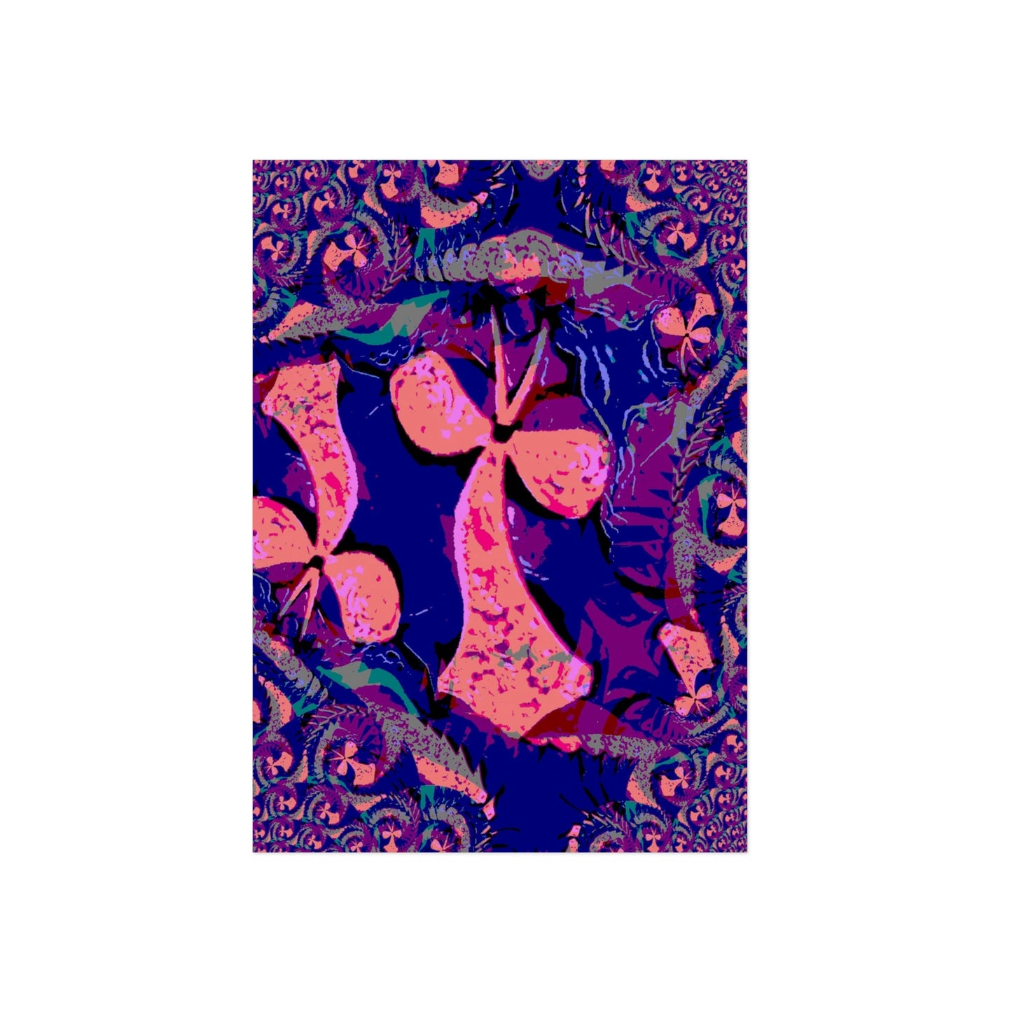 Aluminum Composite Panels ... "A Model's Showcase & Photo-Shoot" ... 'Pink, Purple, Blue ... Pink, Purple, Blue' ... Fractals & Illusions ... Circa Dec 2022 ... Client Portfolio ... Original Works ...