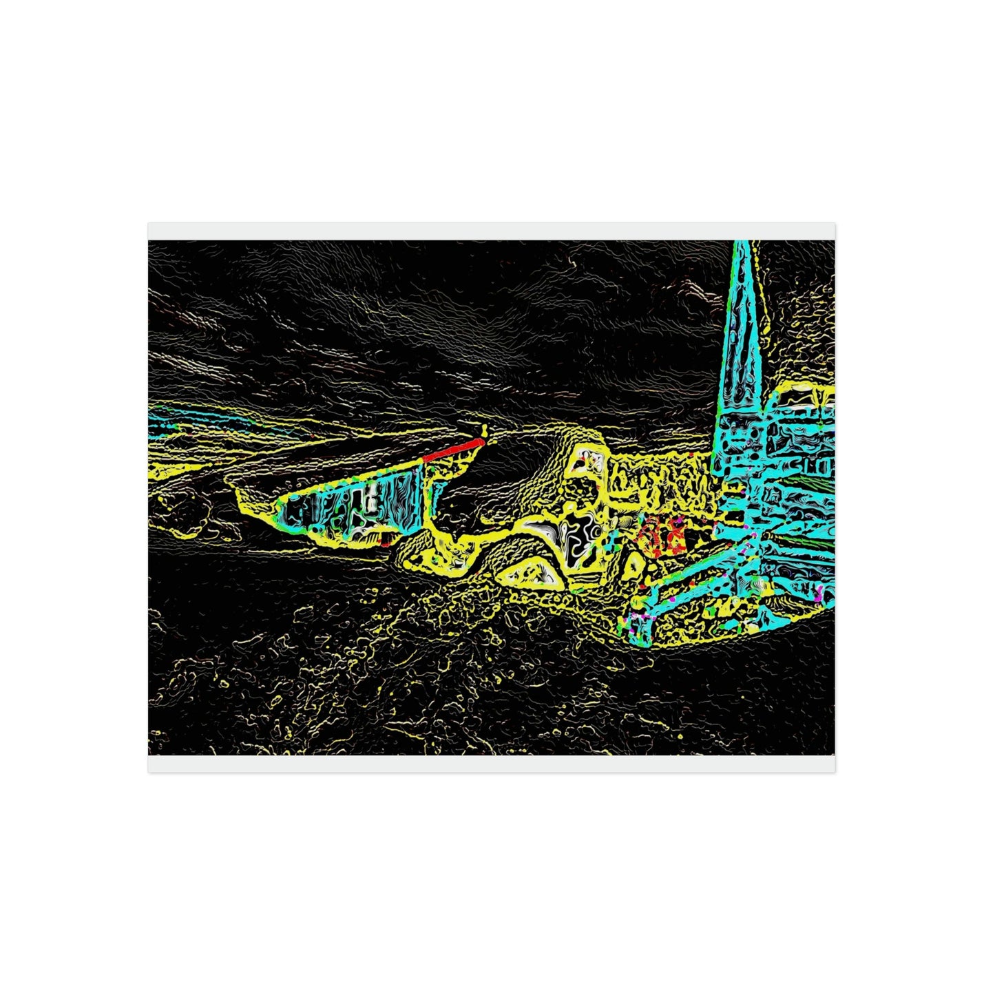 Aluminum Composite Panels ... Polaris Ranger-Tracker Parked: 'In-The-Snow' ... April 2023, Central Idaho ... Original Works: 20 Hours Rendering Time ...