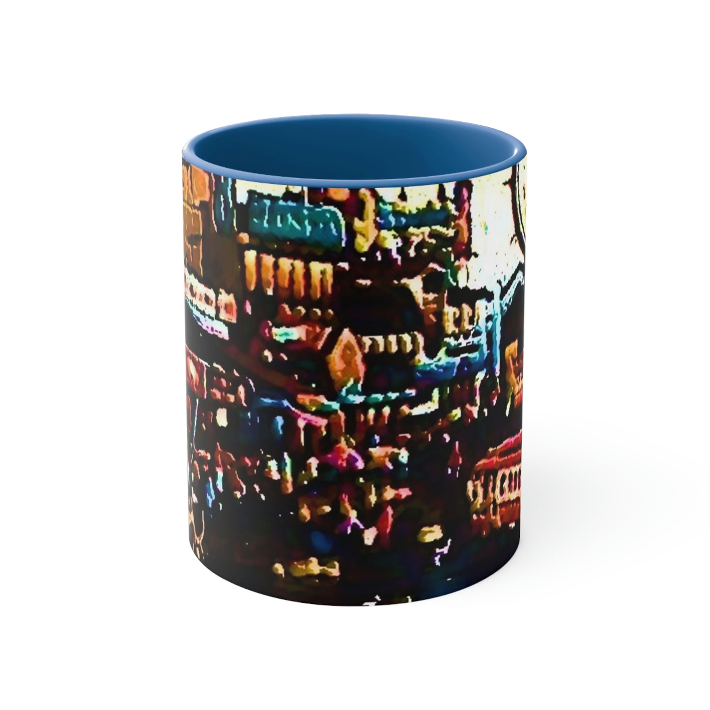 Accent Coffee Mug, 11oz ...  "No.9 Fishermen's Grotto - Fishermen's Wharf, SF, California" ... Family Archives: 1970's ... Original Works ...