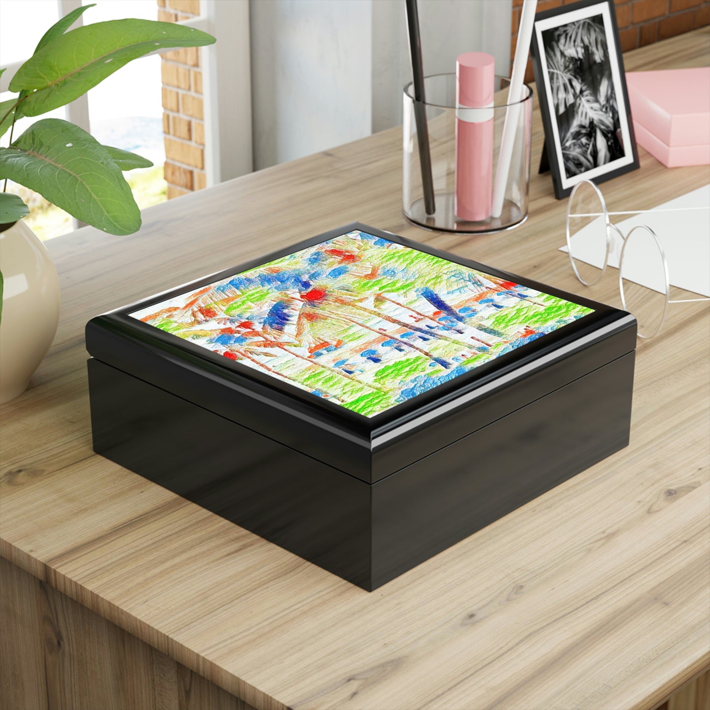 Jewelry Box ... "The Royal Hawai'ian: Waikiki Beach_Beach" ... Honolulu, HI ... Ocotber 2014 (Halloween) ... Original Works ...