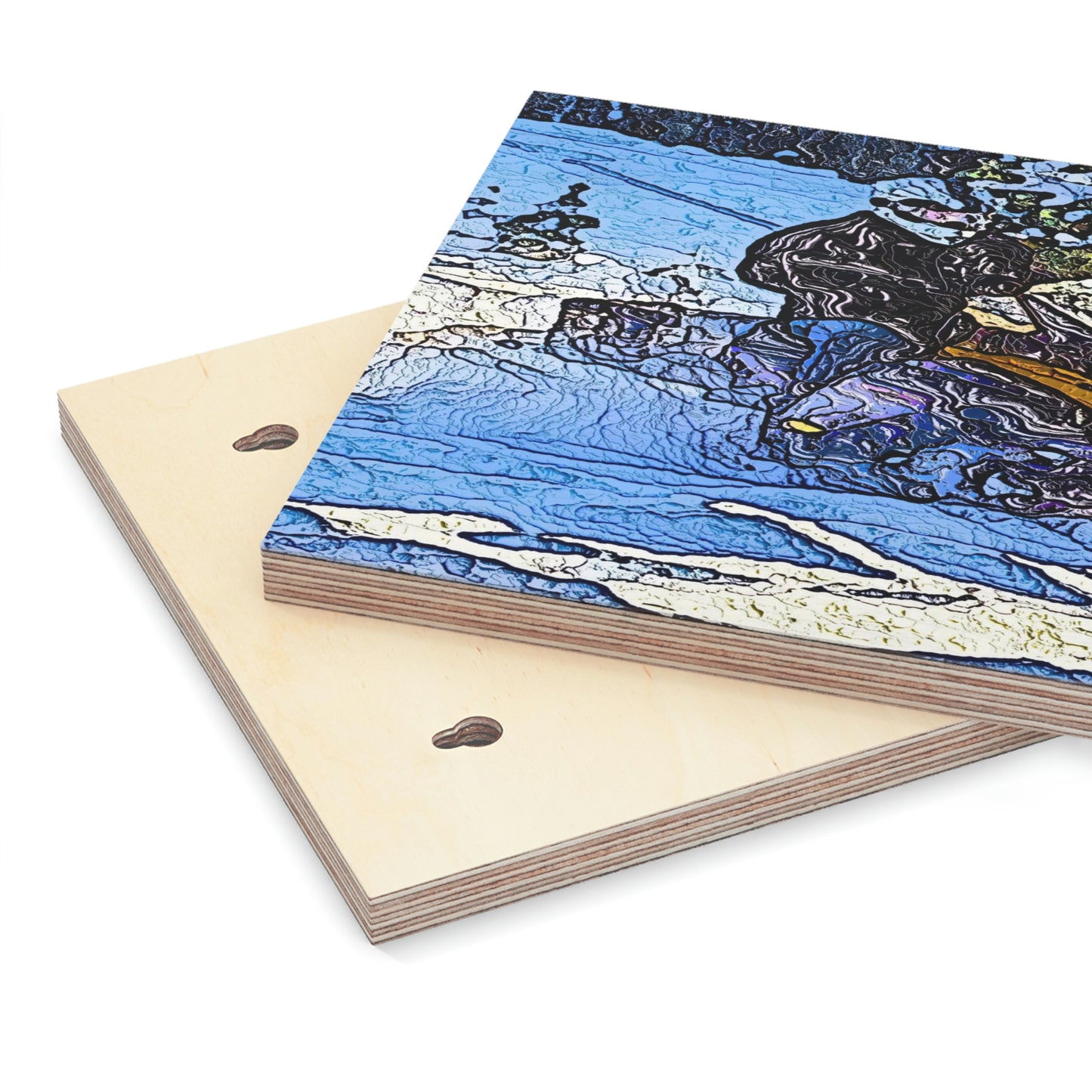 Wood Canvas ... Blasting Through-The-Powder ... 'Central Idaho Mounains ... ' 2Dec22 ...