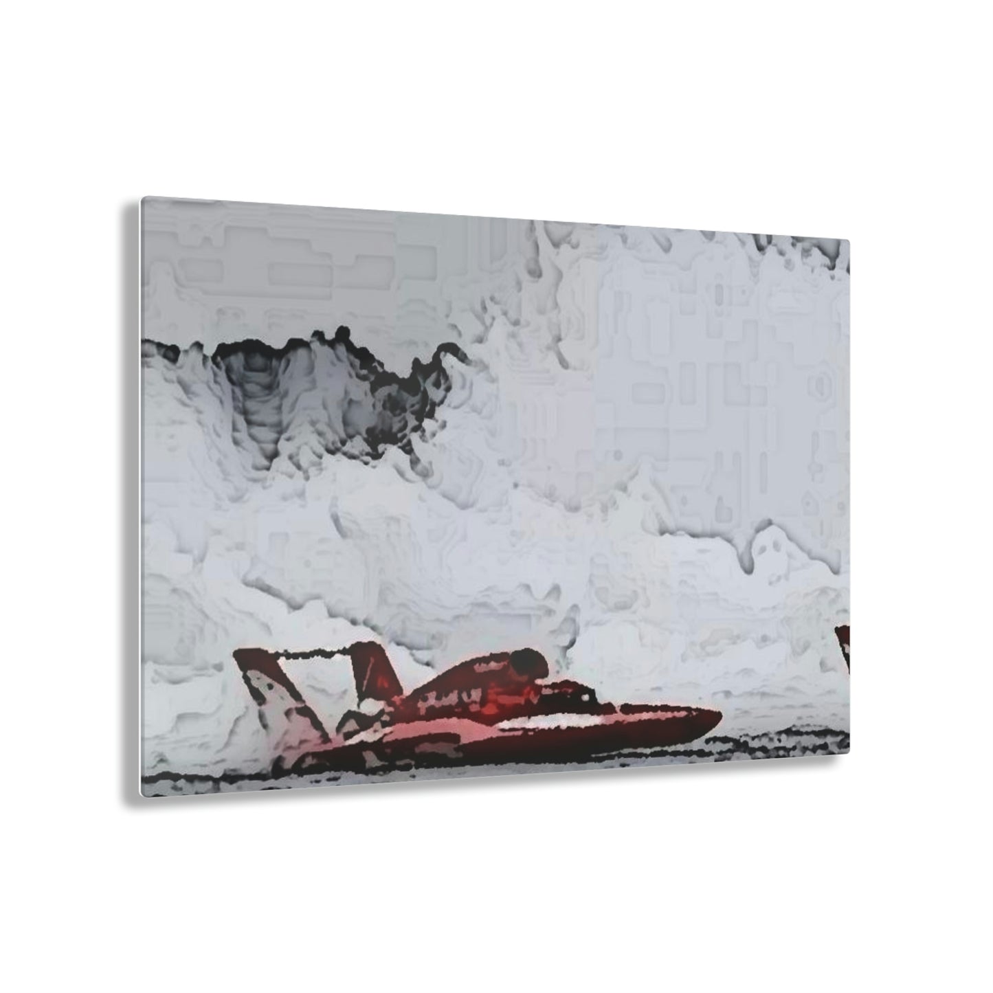 Acrylic Prints ... Seattle Columbia Cup On Lake Washington ... "Dave Wilcox Heads For The Win" ... Associate Gift-Photo ... Original Works ...