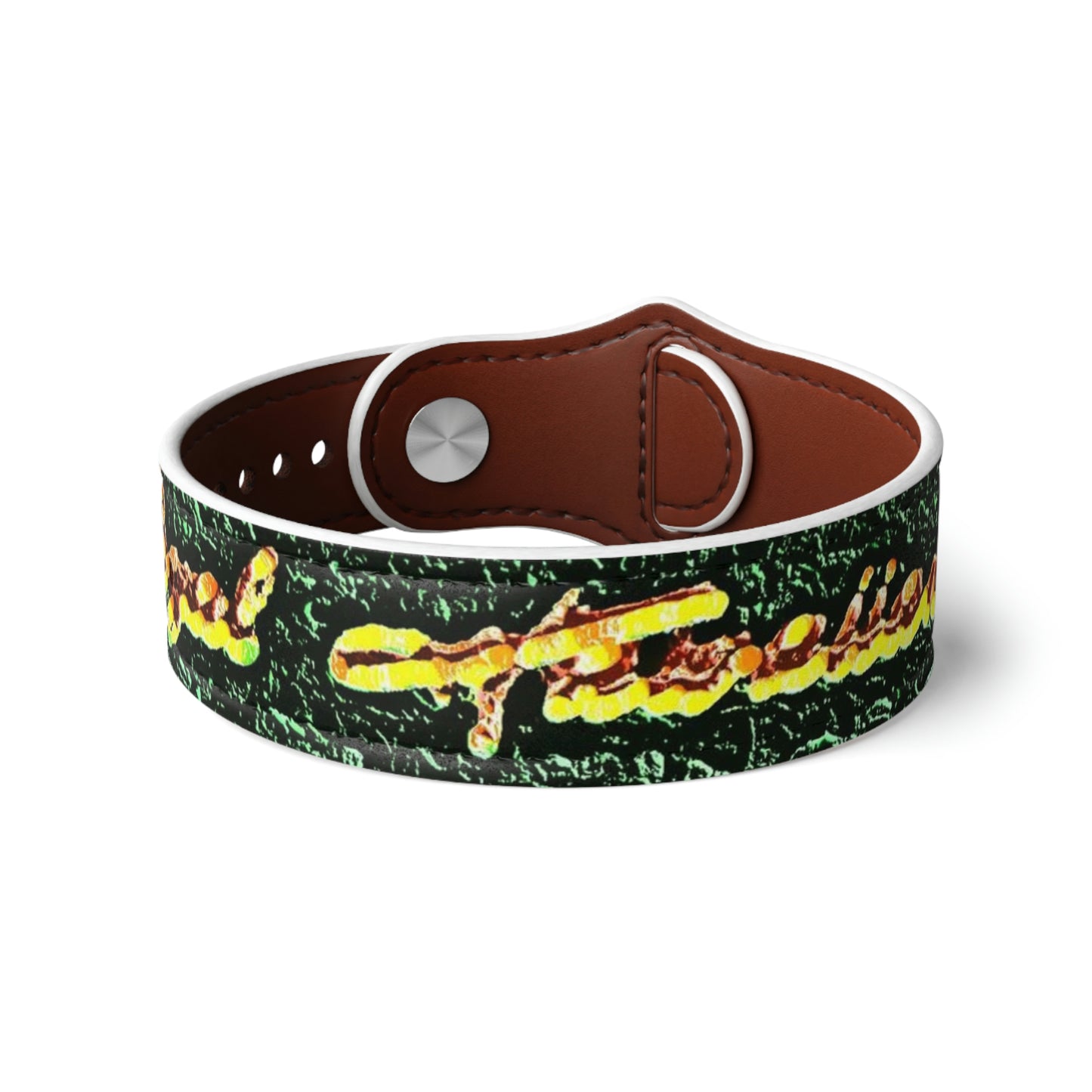 Faux Leather Wristband ... "La Grande Entree" At: 'The Pink Palace' ... The Royal Hawai'ian ... Honolulu, HI ... '27Oct2014' ... Original Works ...
