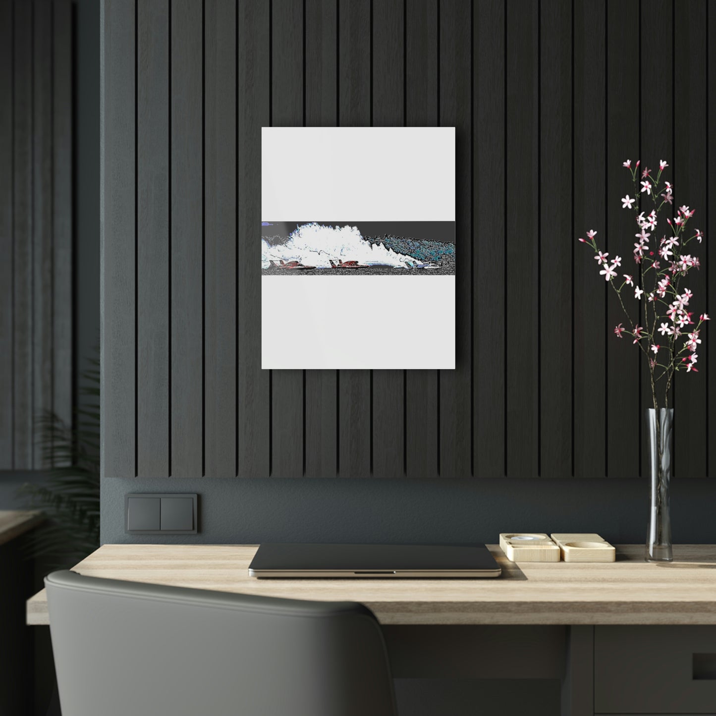 Acrylic Prints ... Seattle Columbia Cup On Lake Washington ... "Dave Wilcox Heads For The Win" ... Associate Gift-Photo ... Original Works ...