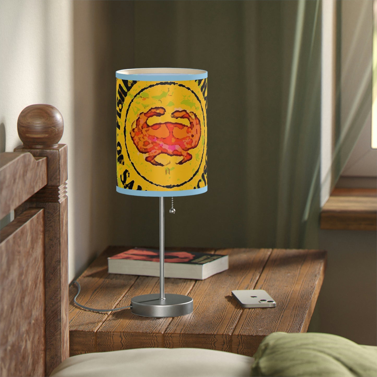 Lamp on a Stand, US|CA plug ... "No.9 Fishermen's Grotto - Fishermen's Wharf, SF, California" ... Family Archives: 1970's ... Original Works ...