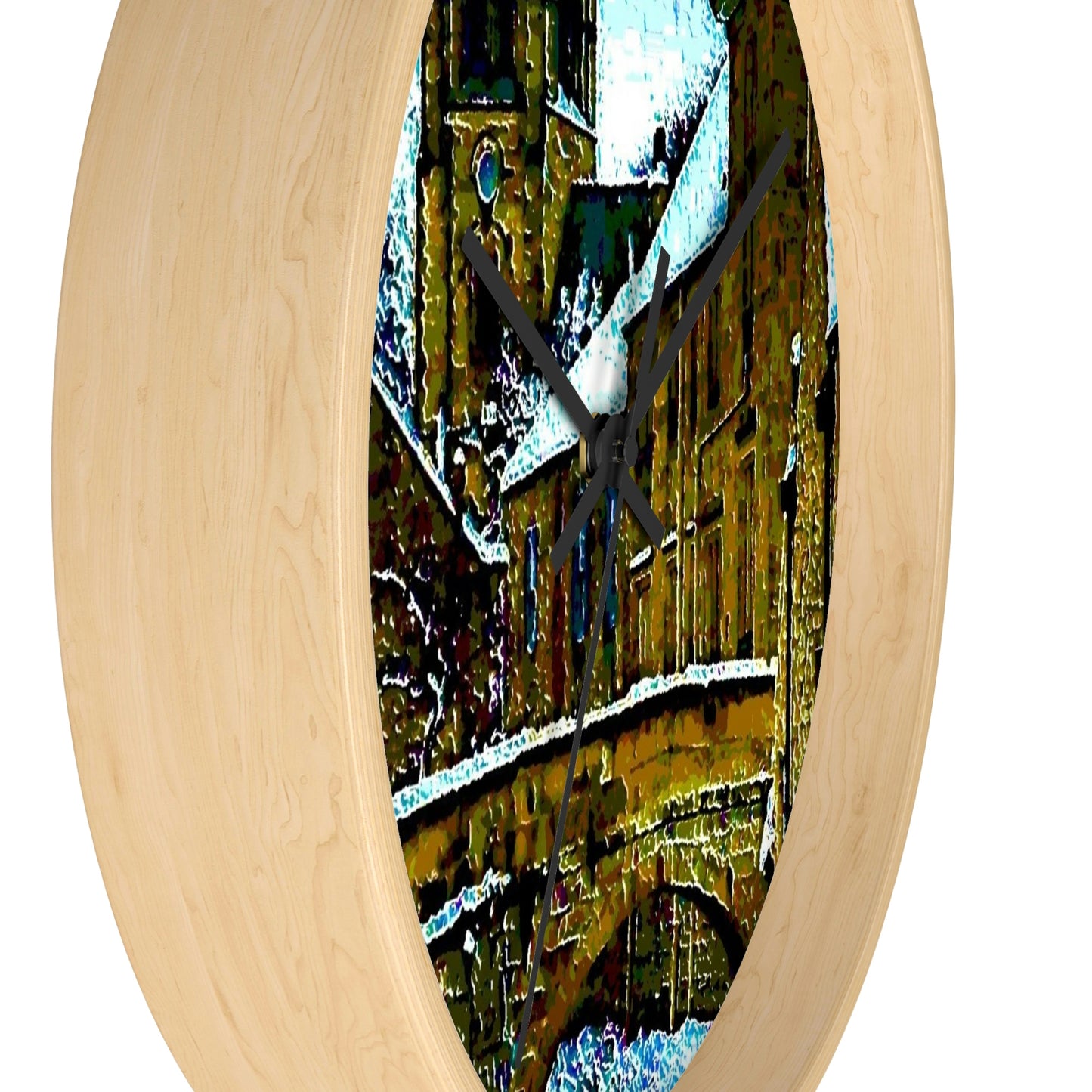Wall clock ... Walikng The Streets & Alleys ... 'Strolling The Canals ... '  ... Original Works  ...