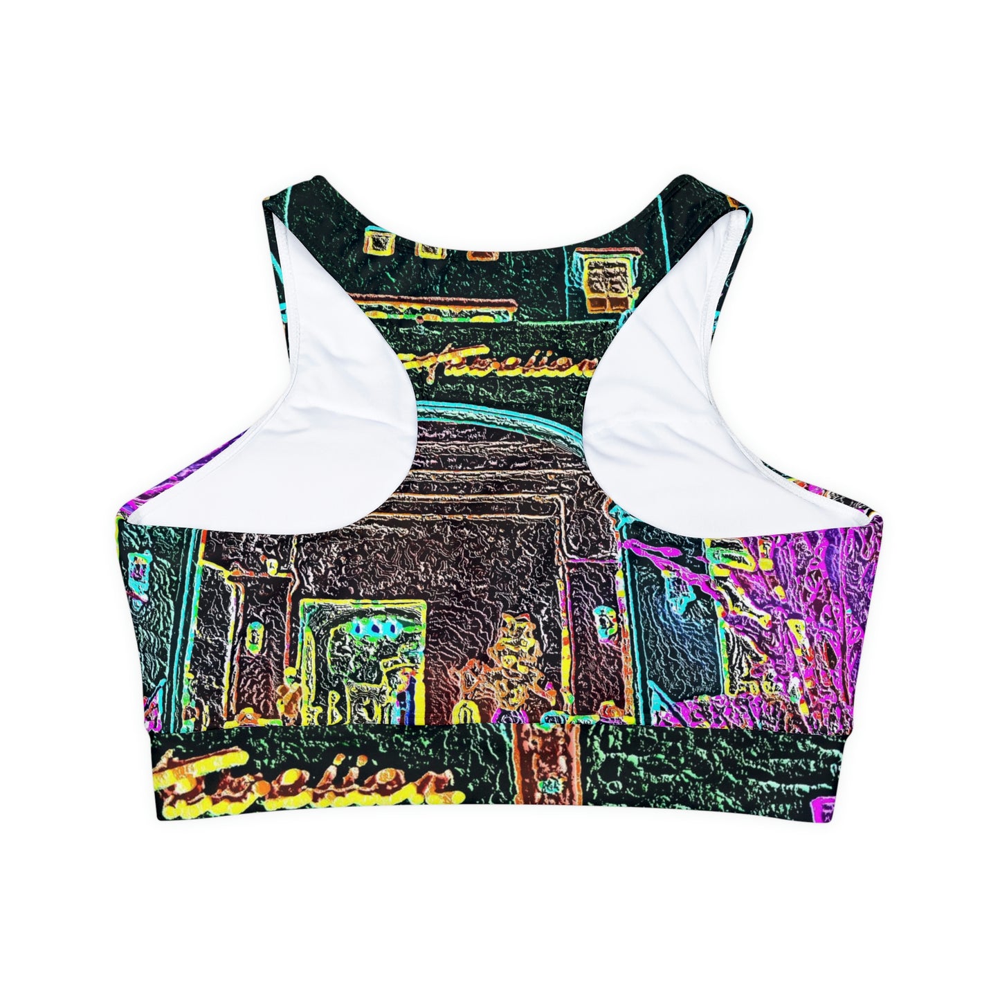 Fully Lined, Padded Sports Bra ... "La Grande Entree" At: 'The Pink Palace' ... The Royal Hawai'ian ... Honolulu, HI ... '27Oct2014' ... Original Works ...