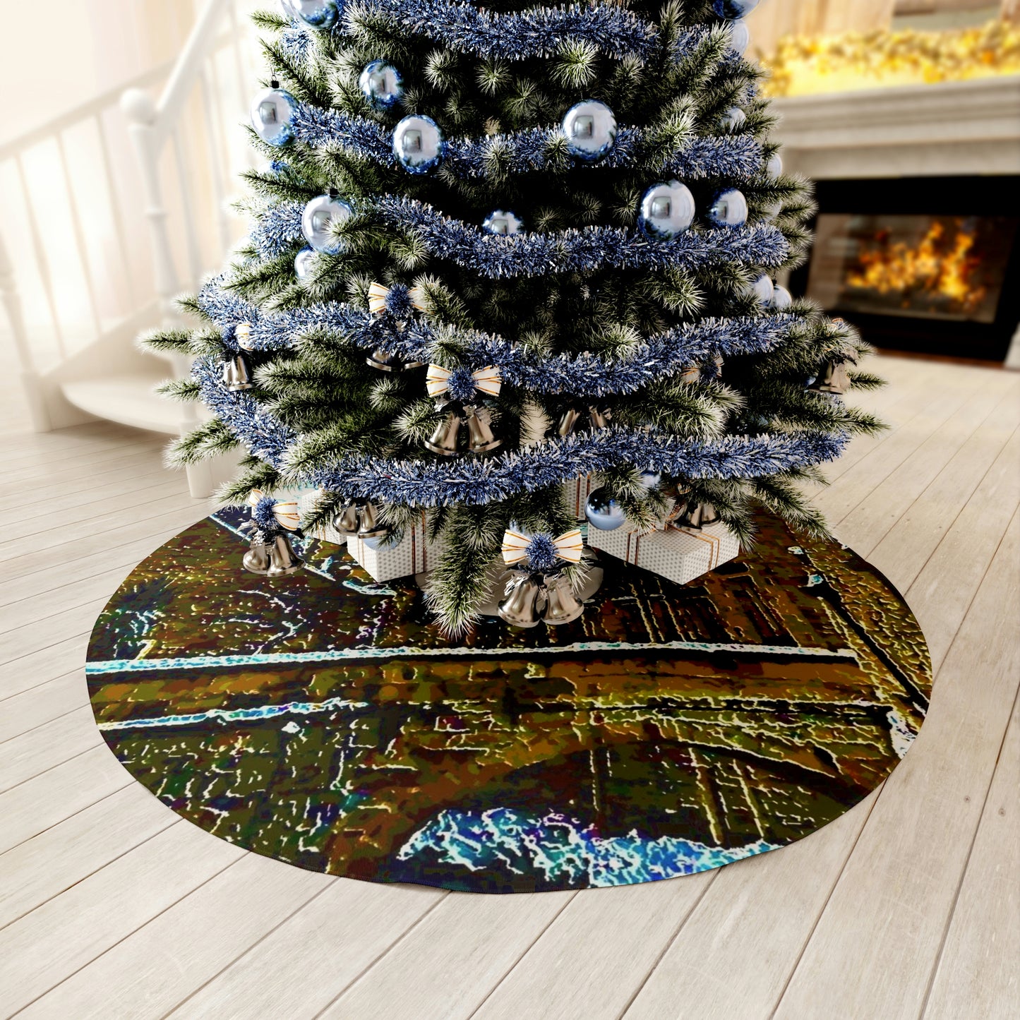 Round Tree Skirt ... Walikng The Streets & Alleys ... 'Strolling The Canals ... '  ... Original Works  ...
