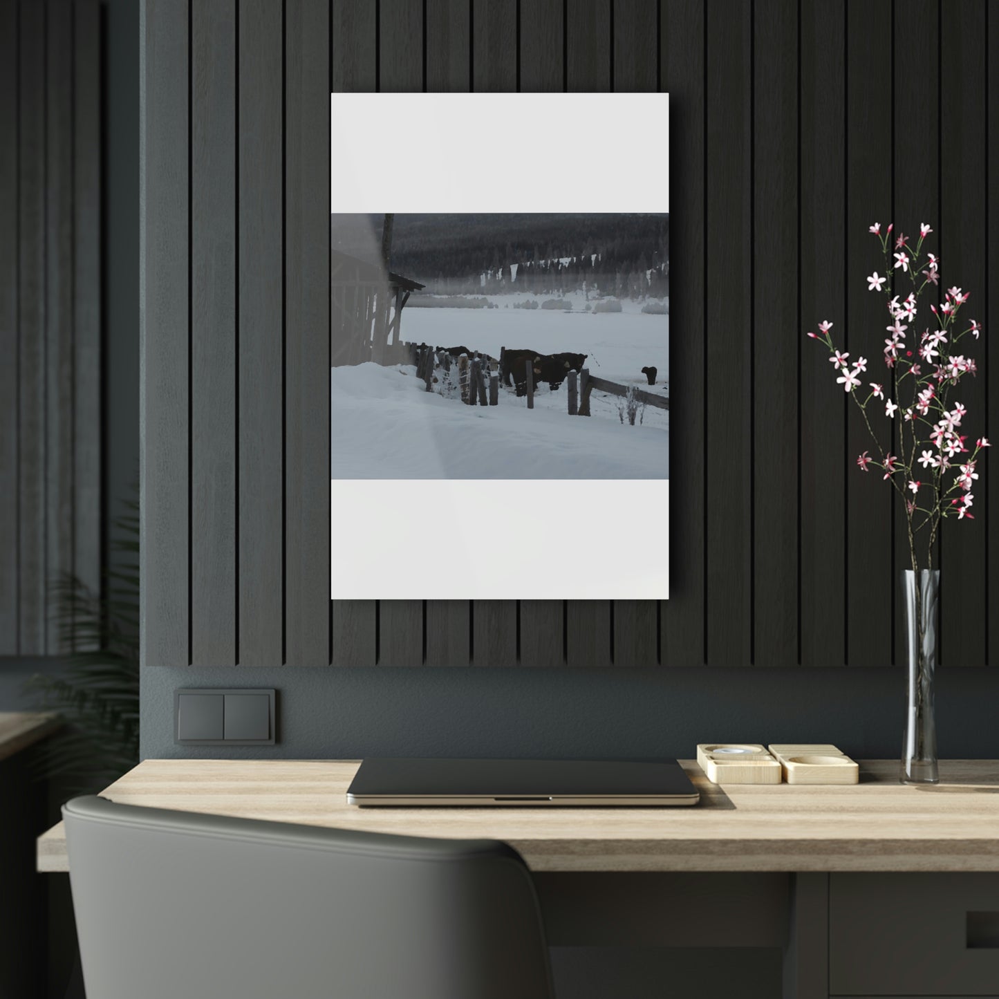 Acrylic Prints ... A Quiet Morning ... "Along The Red River & Nature Preserve Plateau" ... Jan23 ... Original Works ...