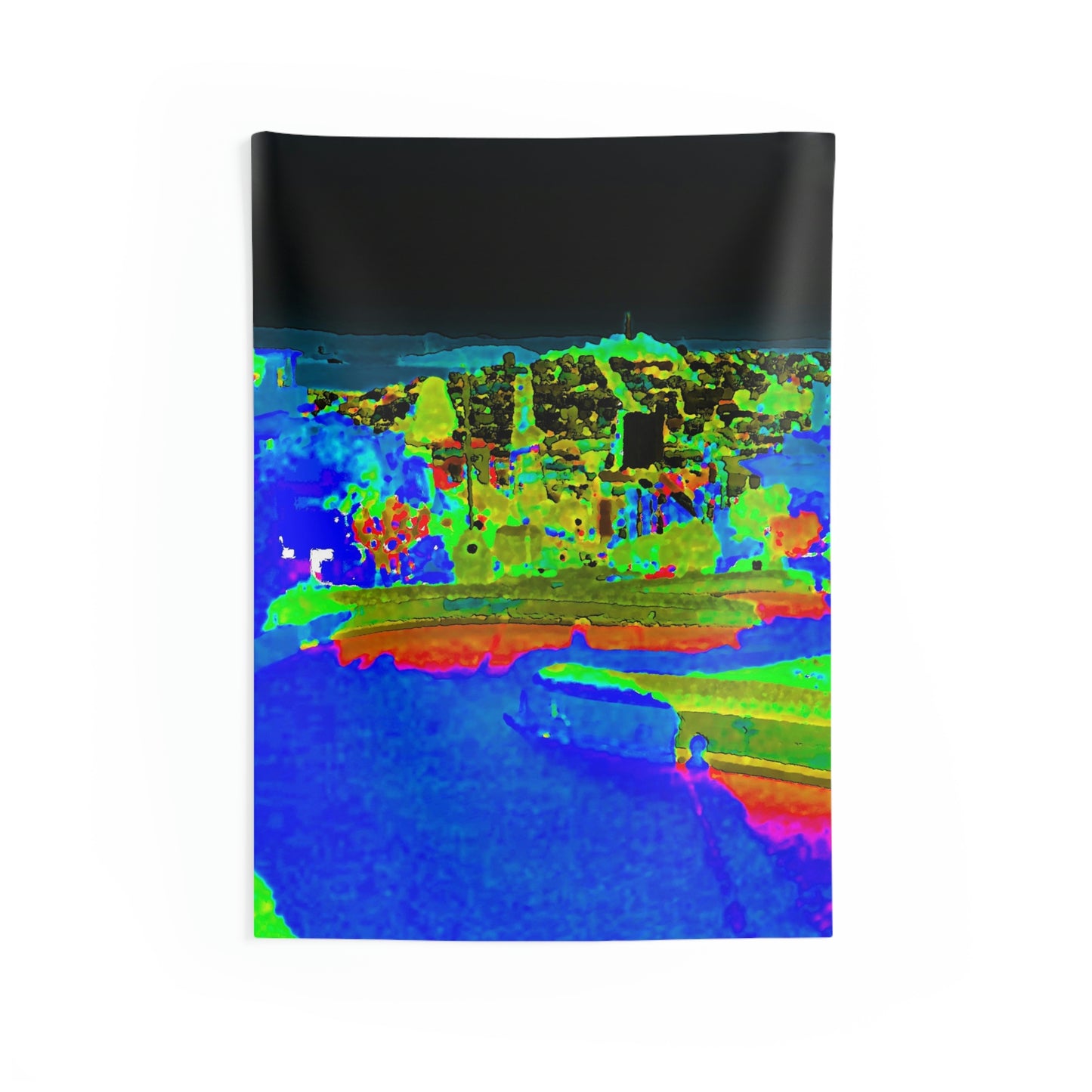 Indoor Wall Tapestries ... "Lombard Street San Francisco, CA, USA" ... Family Archives 1970's ... Original Works ...