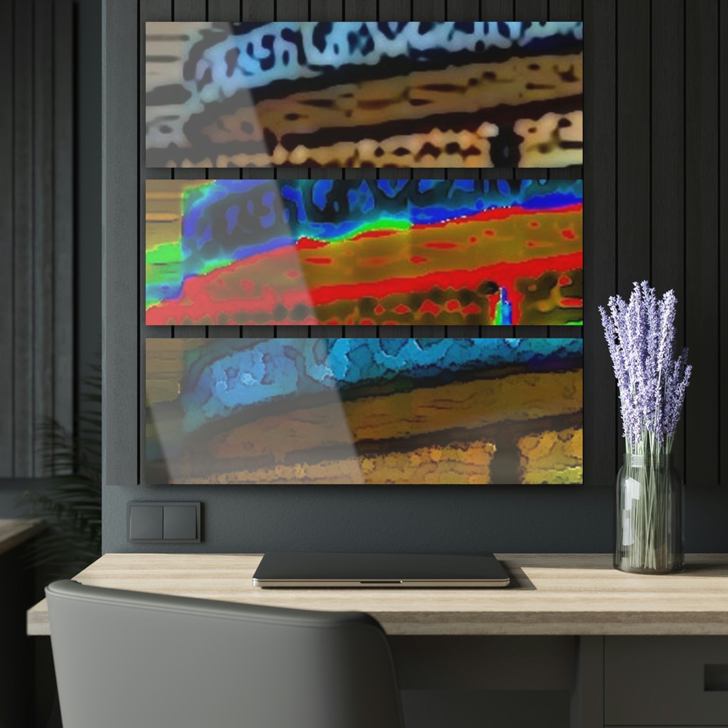 Acrylic Prints (Triptych) ...  In-A-Hurry & Stressed? ... Remember: Keep "Clam" ... Clam_Happy ...  'Ivars: Seattle Waterfront' ... Personal Archives ... Original Works ...