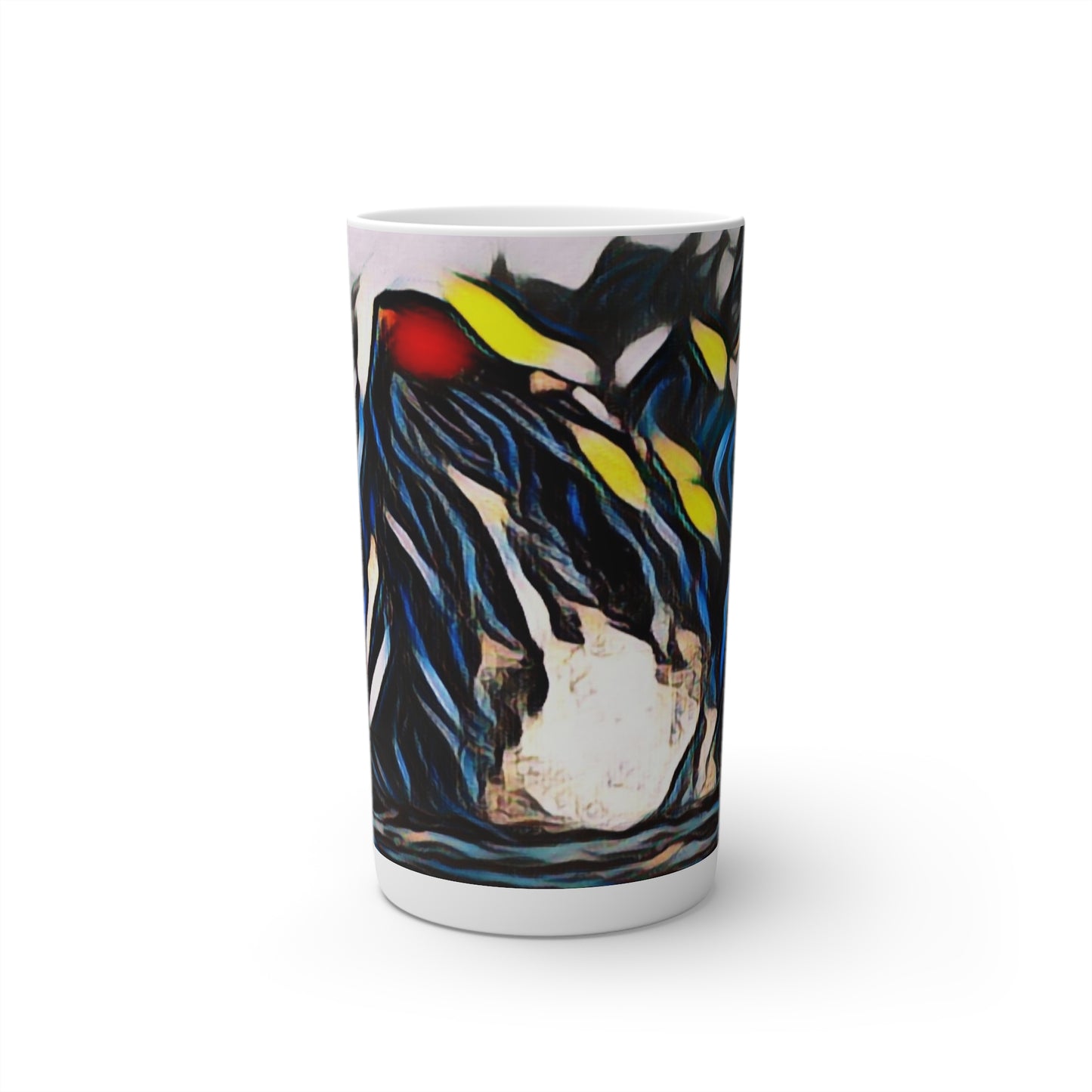 Conical Coffee Mugs (3oz, 8oz, 12oz) ... "Ken's Favourite Humpback Breach" ... Circa: 21st Century ... Maui, HI ... Original Works ...