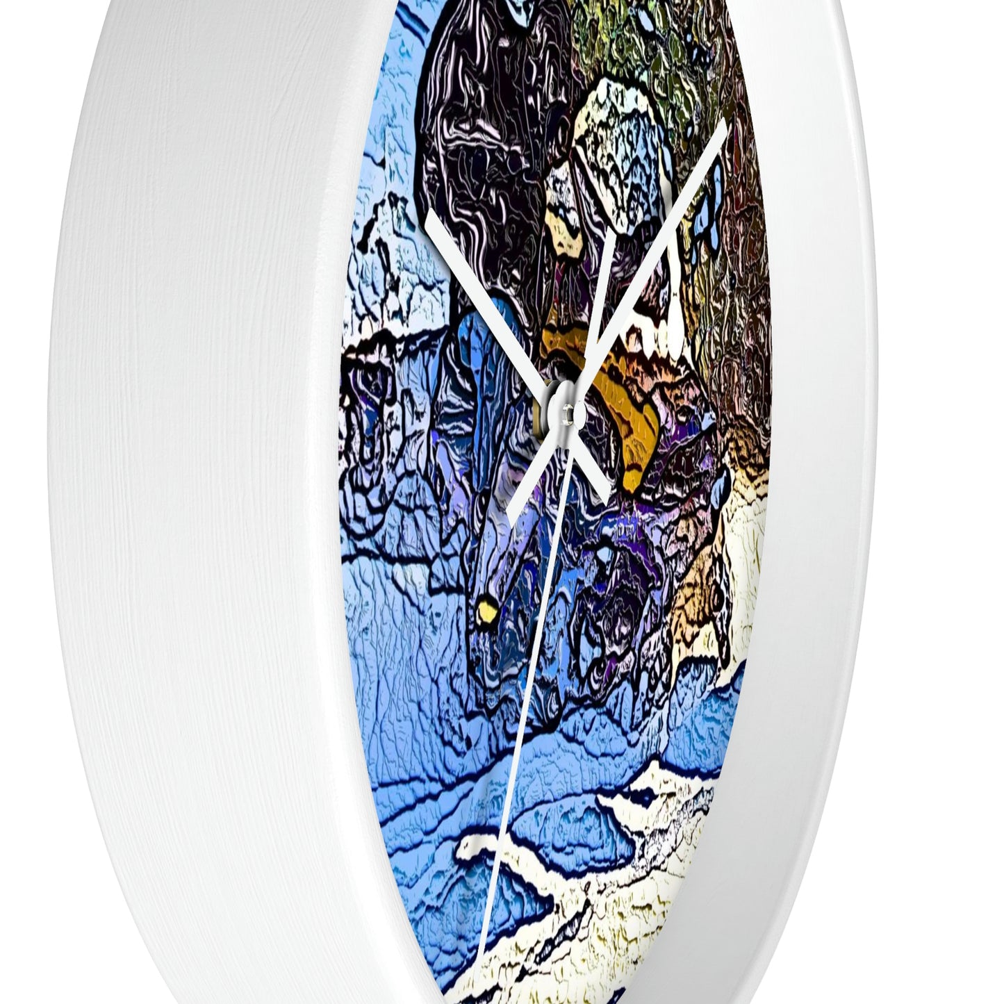 Wall clock ... Blasting Through-The-Powder ... 'Central Idaho Mounains ... ' 2Dec22 ...