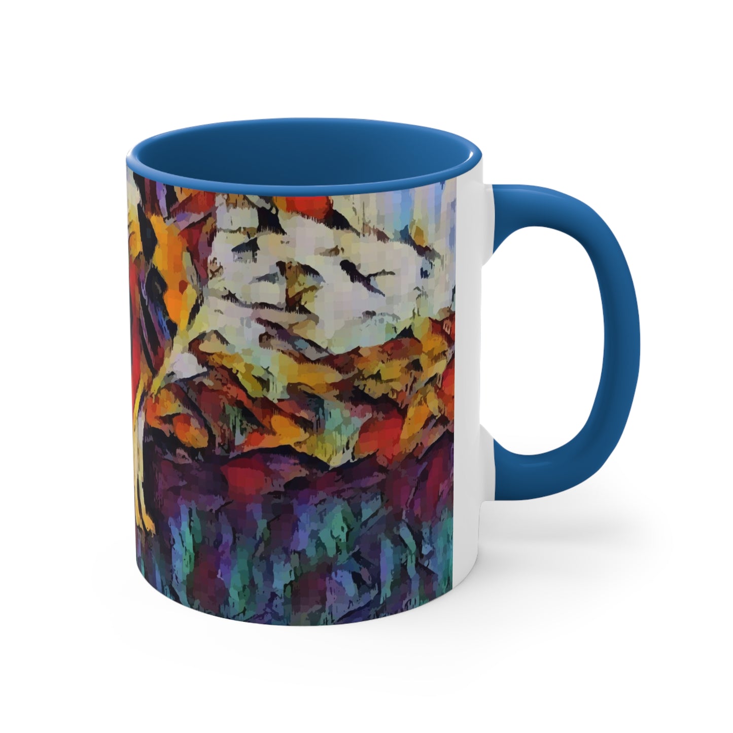 Accent Coffee Mug, 11oz ... Coyote ... "Yosemite Valley: Circa May23 ... KPH Base Photo" ... Original Works ...
