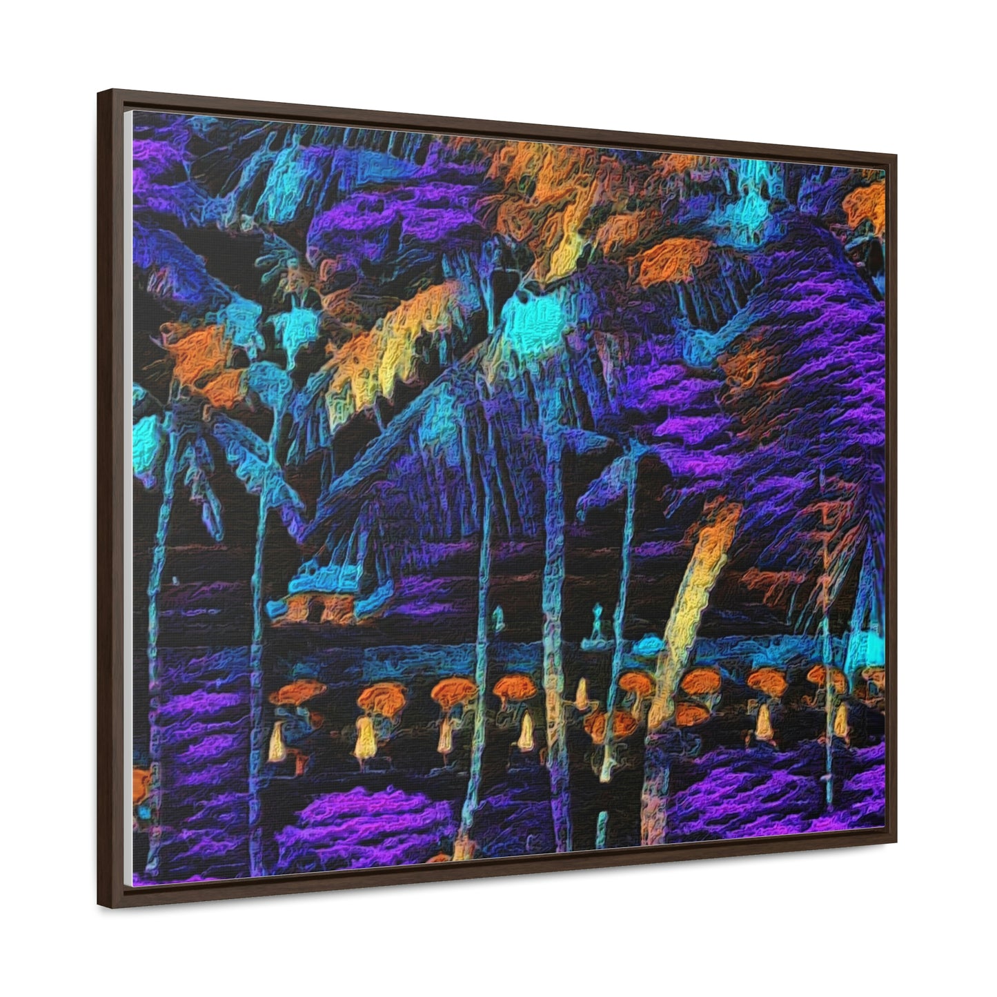 Gallery Canvas Wraps, Horizontal Frame ... "The Royal Hawai'ian: Waikiki Beach_Beach" ... Honolulu, HI ... Ocotber 2014 (Halloween) ... Original Works ...
