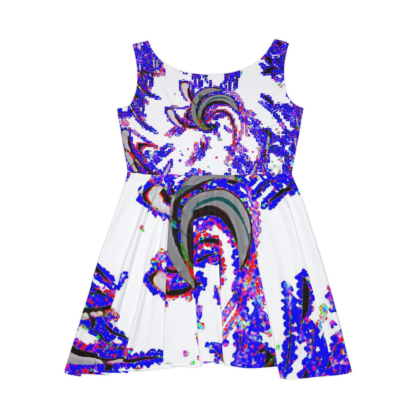 Women's Skater Dress ... "Waning Moon" ... Central Idaho ... October 2022 ... Rendering Time: 22 Hours ... Original Works ...