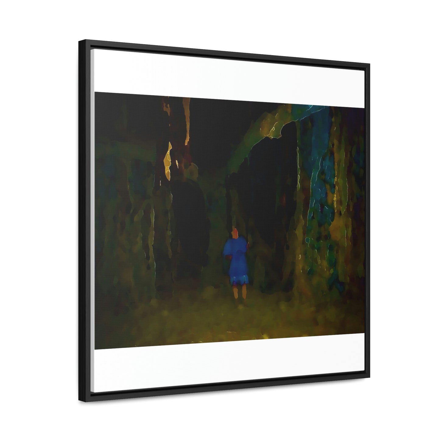 Gallery Canvas Wraps, Square Frame ... Jesuit Philosophy ... "In The Polynesian Banyans ..."