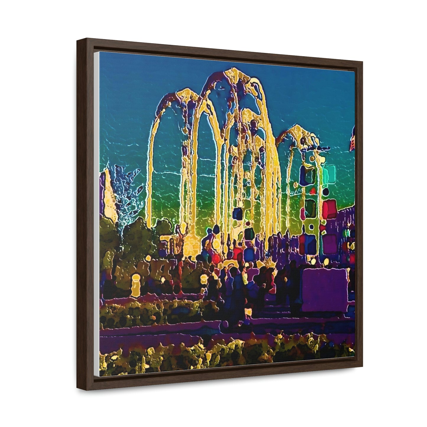 Gallery Canvas Wraps, Square Frame ... "Arches 'Like-No-Other' ... " Seattle World's Fair: 1962. A Family Original ...