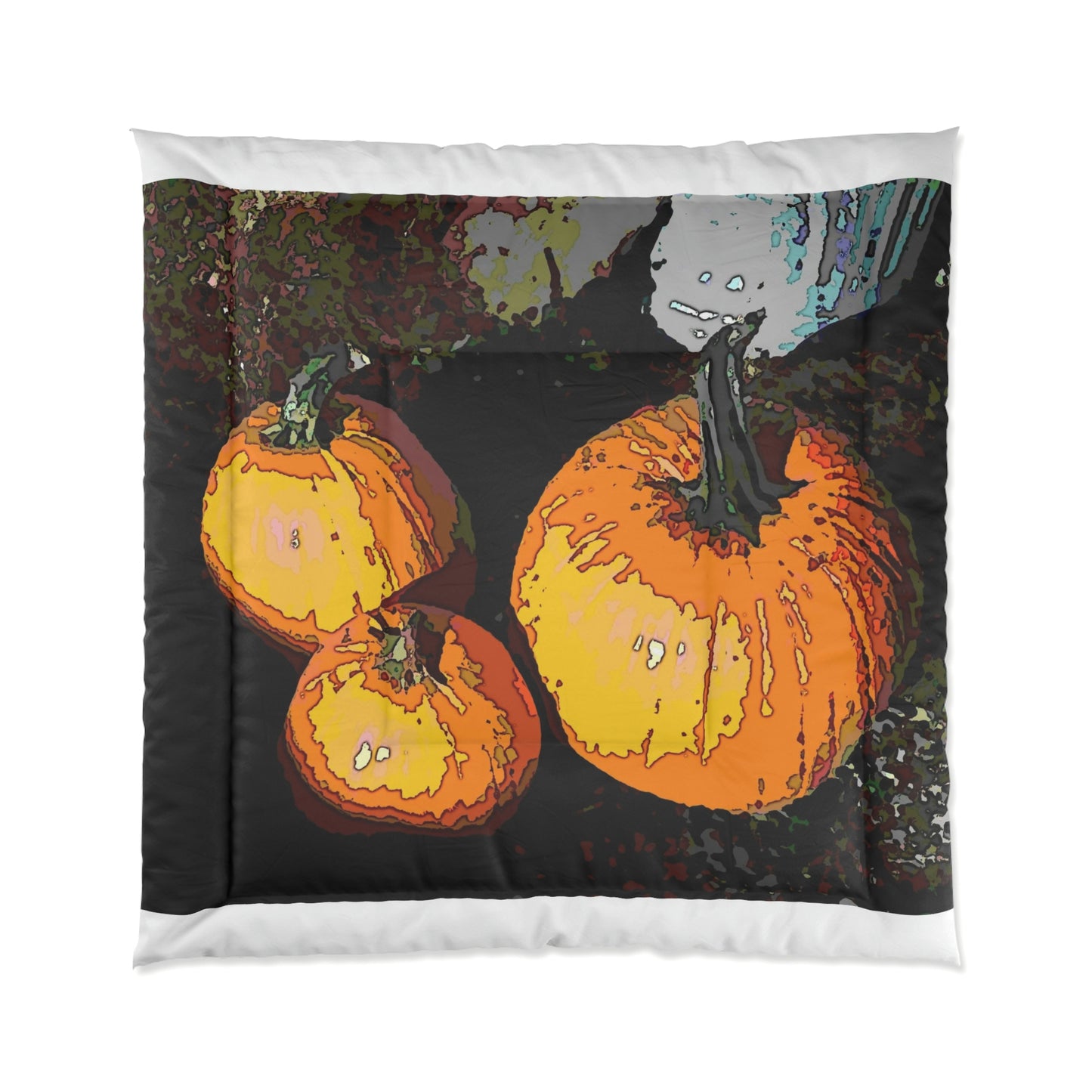 Comforter ... Halloween - Pumpkins - 'Trick-Or-Treat' ... More Than a Season ... "Its A Feeling & Celebration Of Life" ...