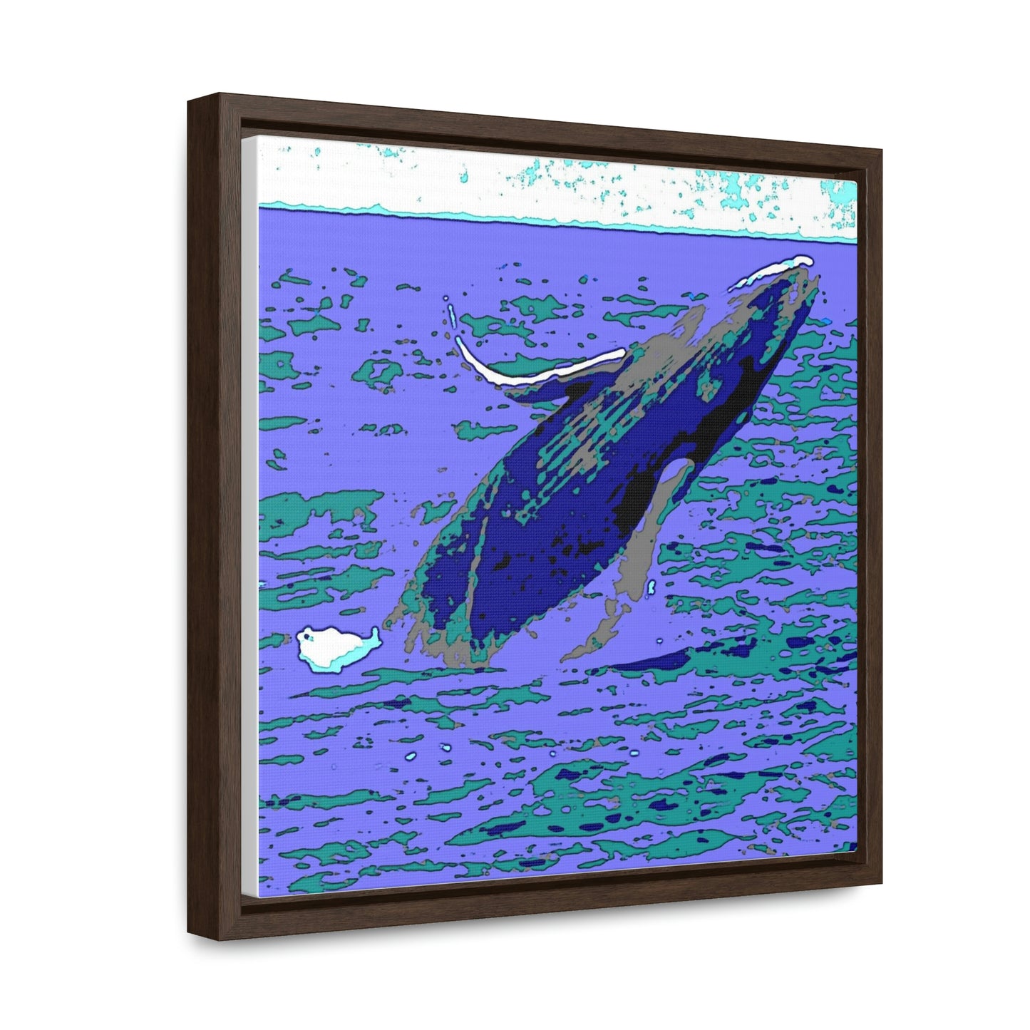 Gallery Canvas Wraps, Square Frame ... Baby Humpback Breaching ... Maui, HI: April 2022 ... "Family Archives: KPH" ... Original Works ...