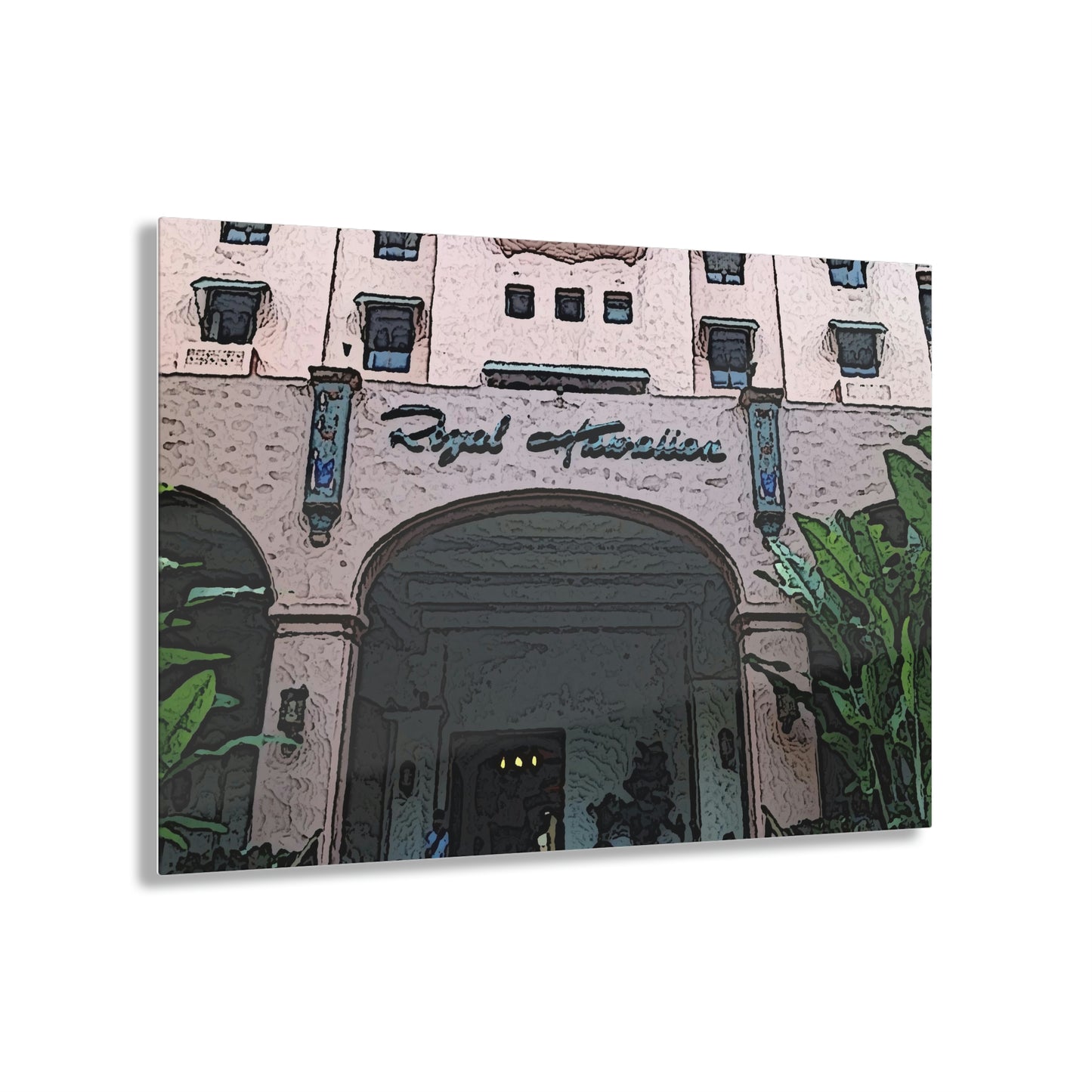 Acrylic Prints ...  "La Grande Entree" At: 'The Pink Palace' ... The Royal Hawai'ian ... Honolulu, HI ... '27Oct2014' ... Original Works ...