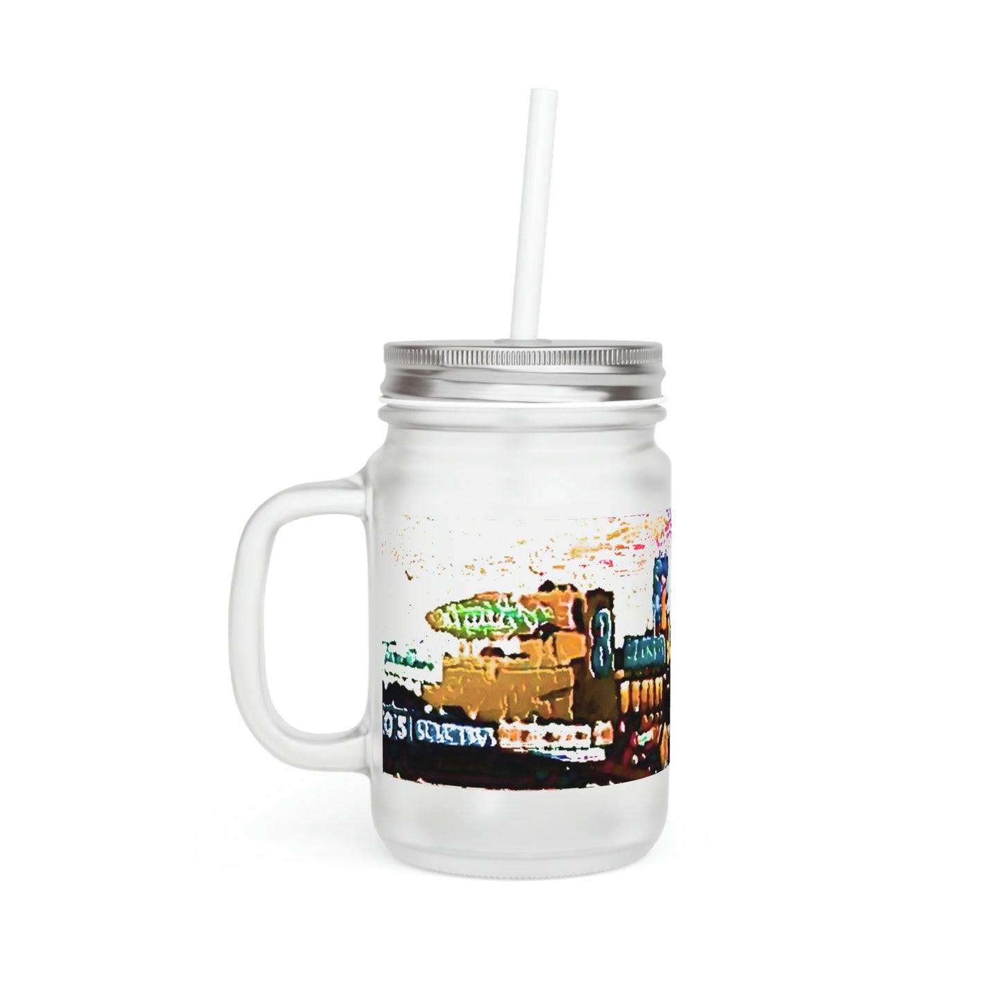 Mason Jar ...  "No.9 Fishermen's Grotto - Fishermen's Wharf, SF, California" ... Family Archives: 1970's ... Original Works ...
