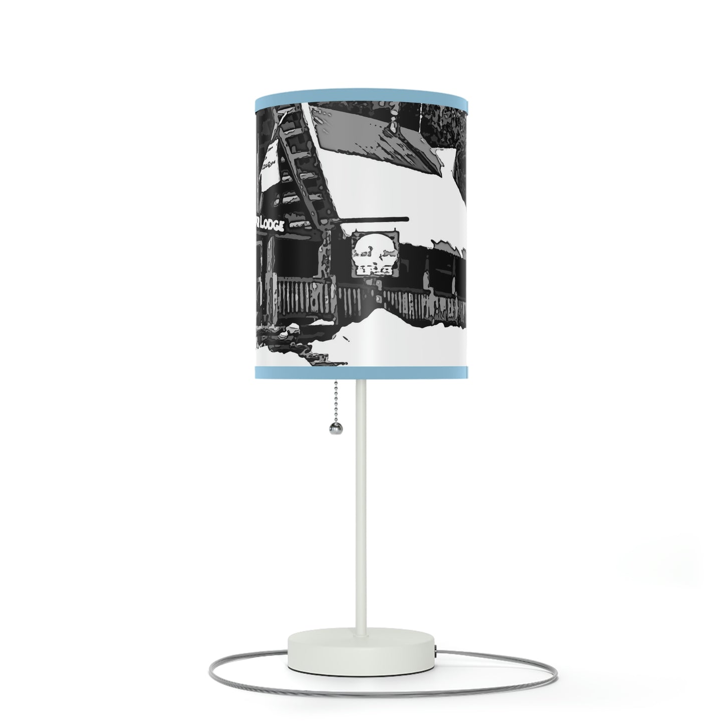 Lamp on a Stand, US|CA plug ... A Beautiful Lodge & Back-Country Outfitter In A Mountain Town ... 'Dixie, Idaho, November 2022' ... Original Works ...