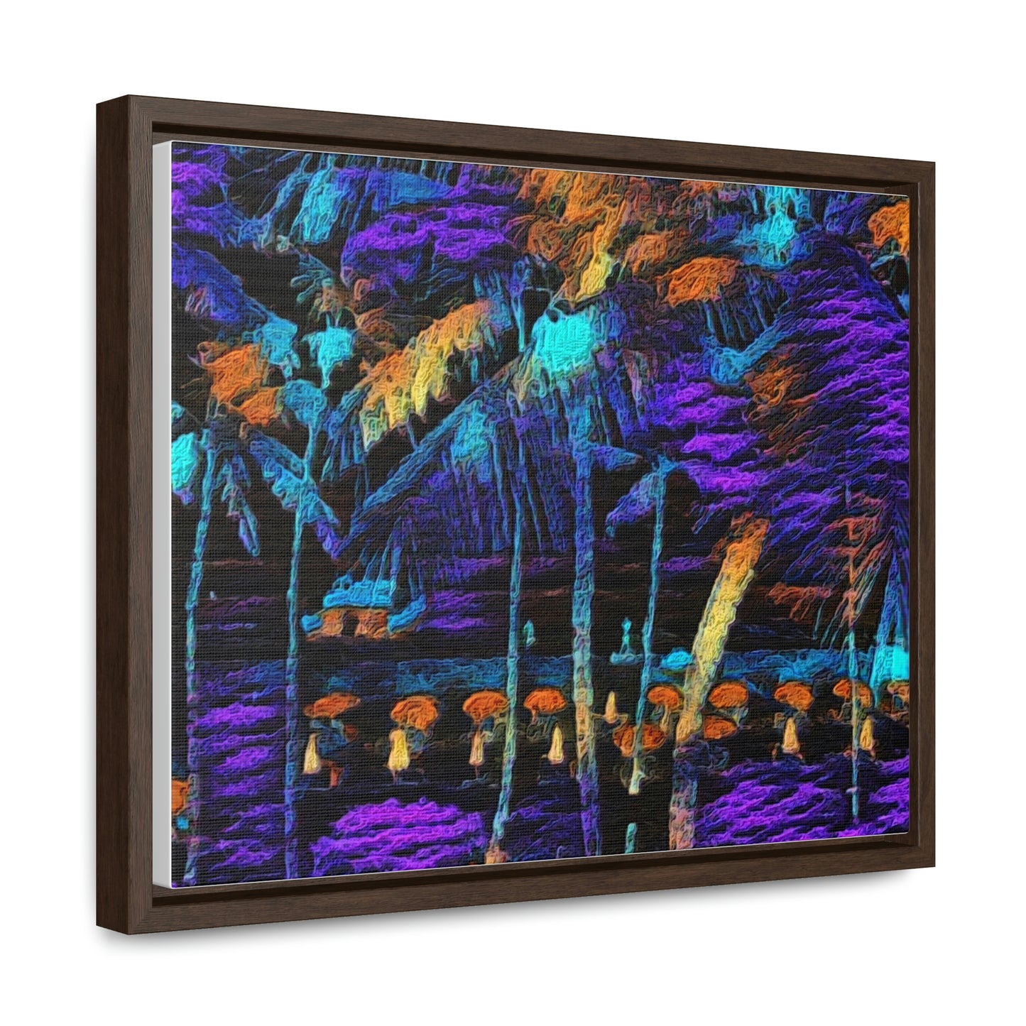 Gallery Canvas Wraps, Horizontal Frame ... "The Royal Hawai'ian: Waikiki Beach_Beach" ... Honolulu, HI ... Ocotber 2014 (Halloween) ... Original Works ...