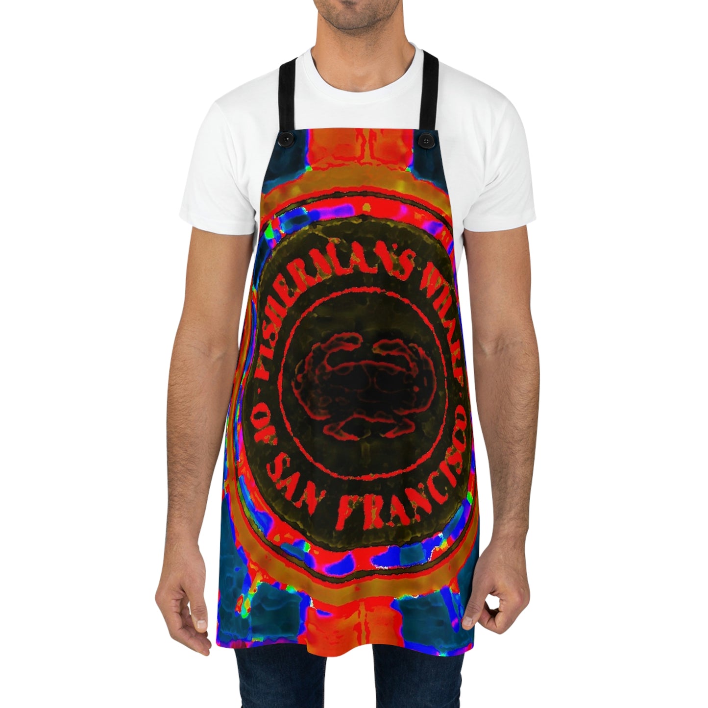 Apron ... "No.9 Fishermen's Grotto - Fishermen's Wharf, SF, California" ... Family Archives: 1970's ... Original Works ...