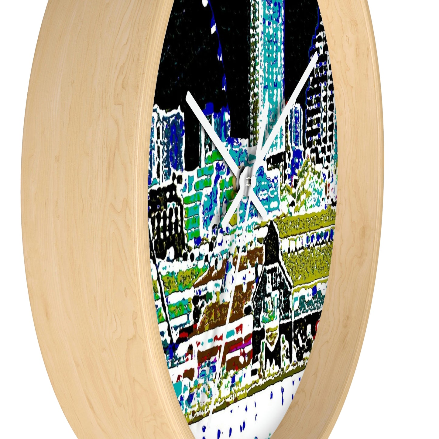 Wall clock ... That Classic Wheel ... 'Seattle's Wheel' ... & An Old Classic Waterside Vendors ...  'Family Archives' ... Original Works ...