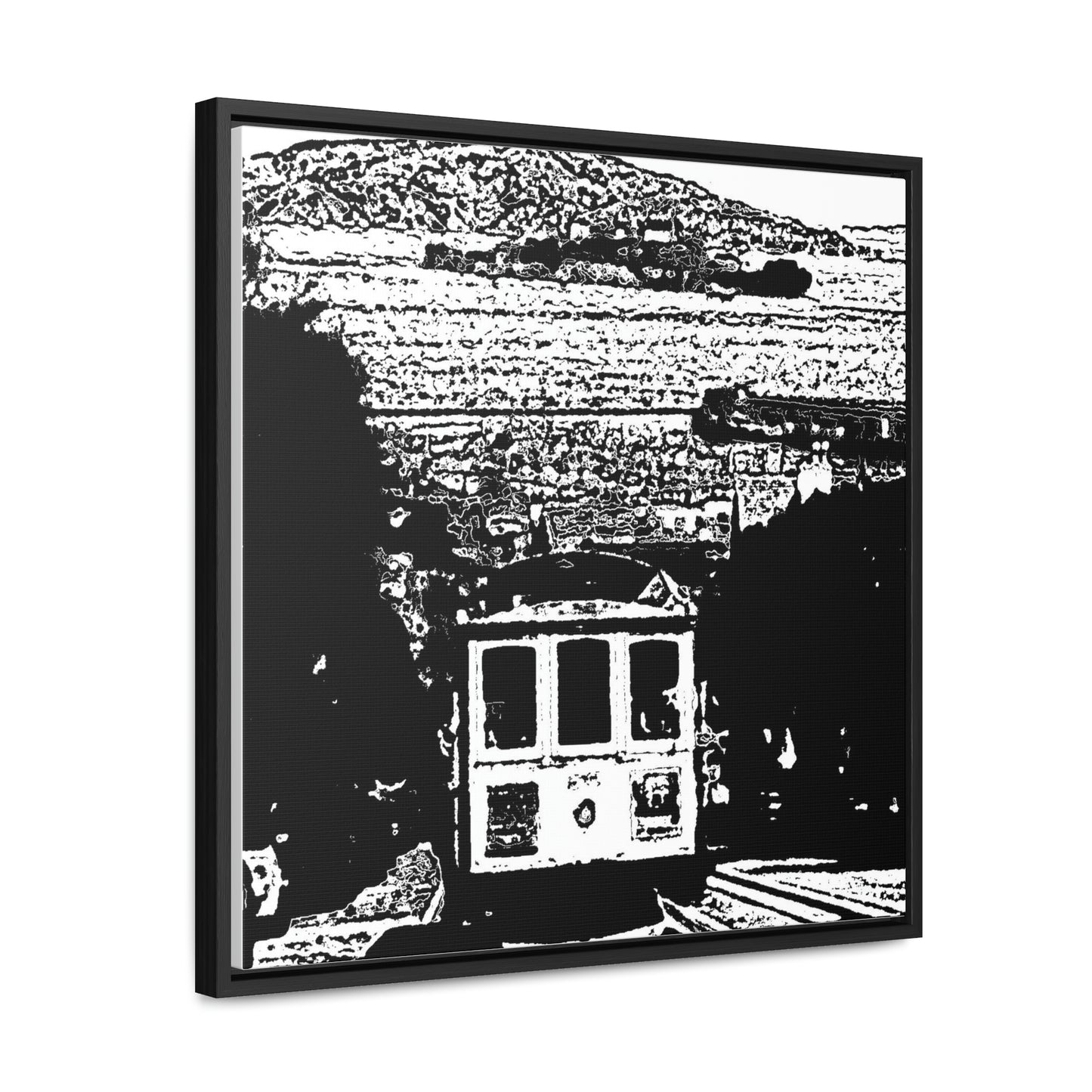Gallery Canvas Wraps, Square Frame /// San Francisco ... 'A Rice-A-Roni-A-San Francisco Treat' ... "A Cable Car Classic" ... Family Archives: 1973 ... Original Works ...