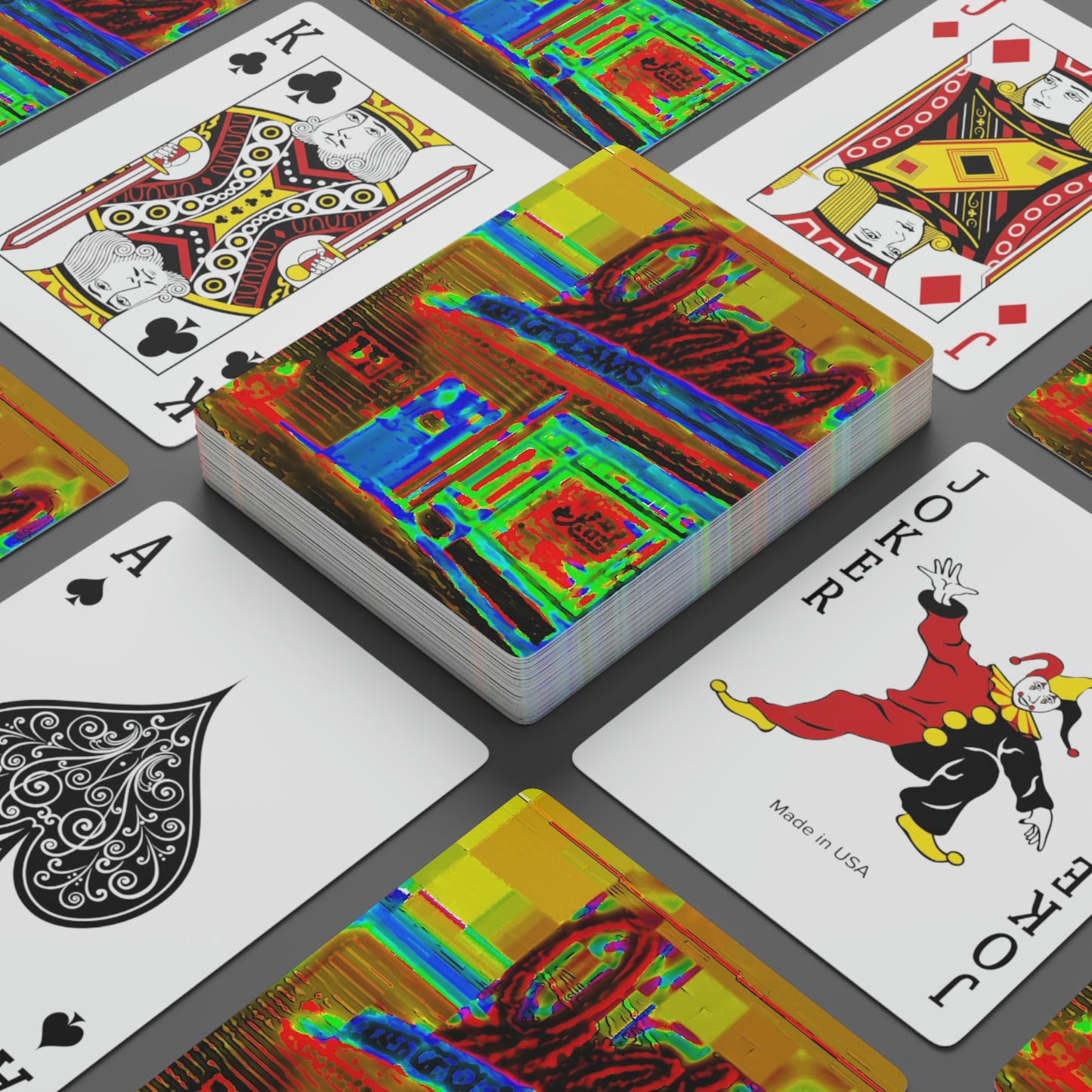 Custom Poker Cards ...  In-A-Hurry & Stressed? ... Remember: Keep "Clam" ... Clam_Happy ...  'Ivars: Seattle Waterfront' ... Personal Archives ... Original Works ...