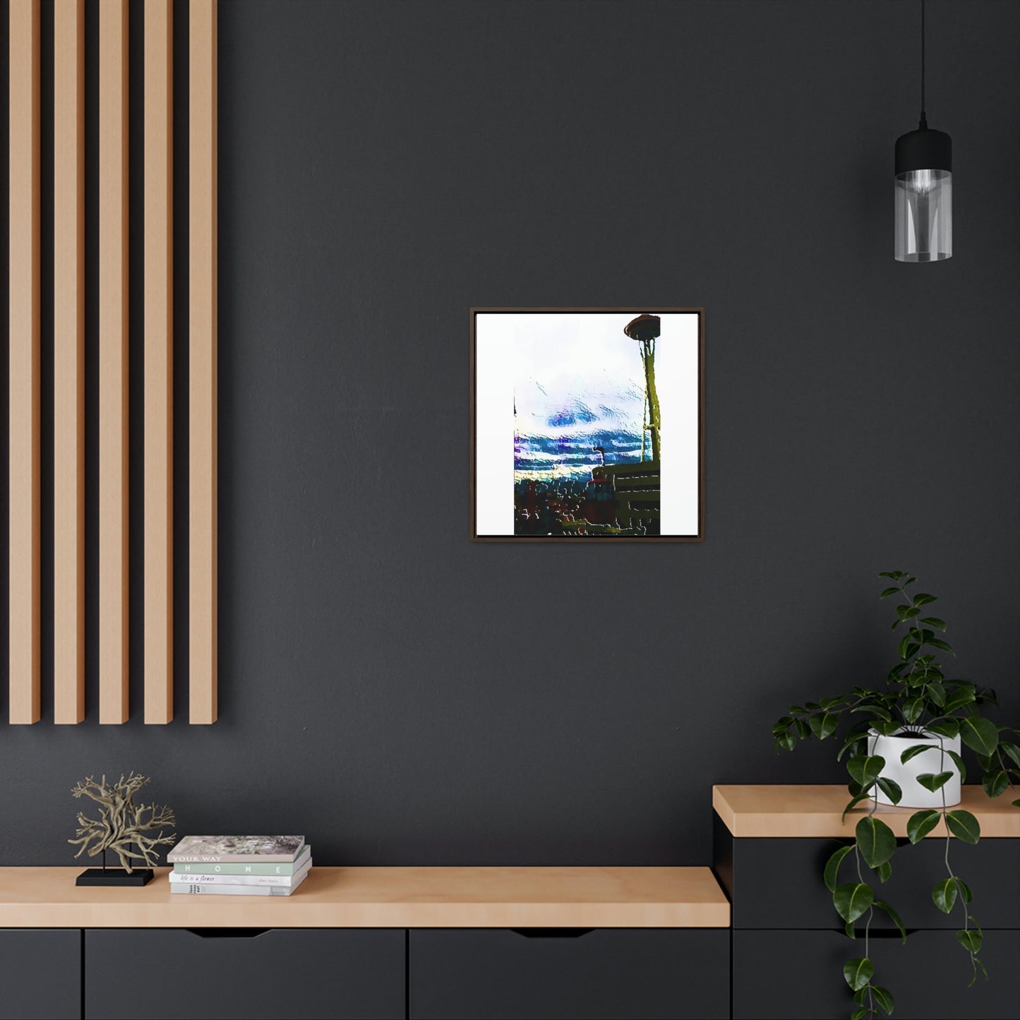 Gallery Canvas Wraps, Square Frame ... Air Tram-Way Gondola & Seattle Space Needle: Seattle World's Fair: 1962 ... Original Works ...