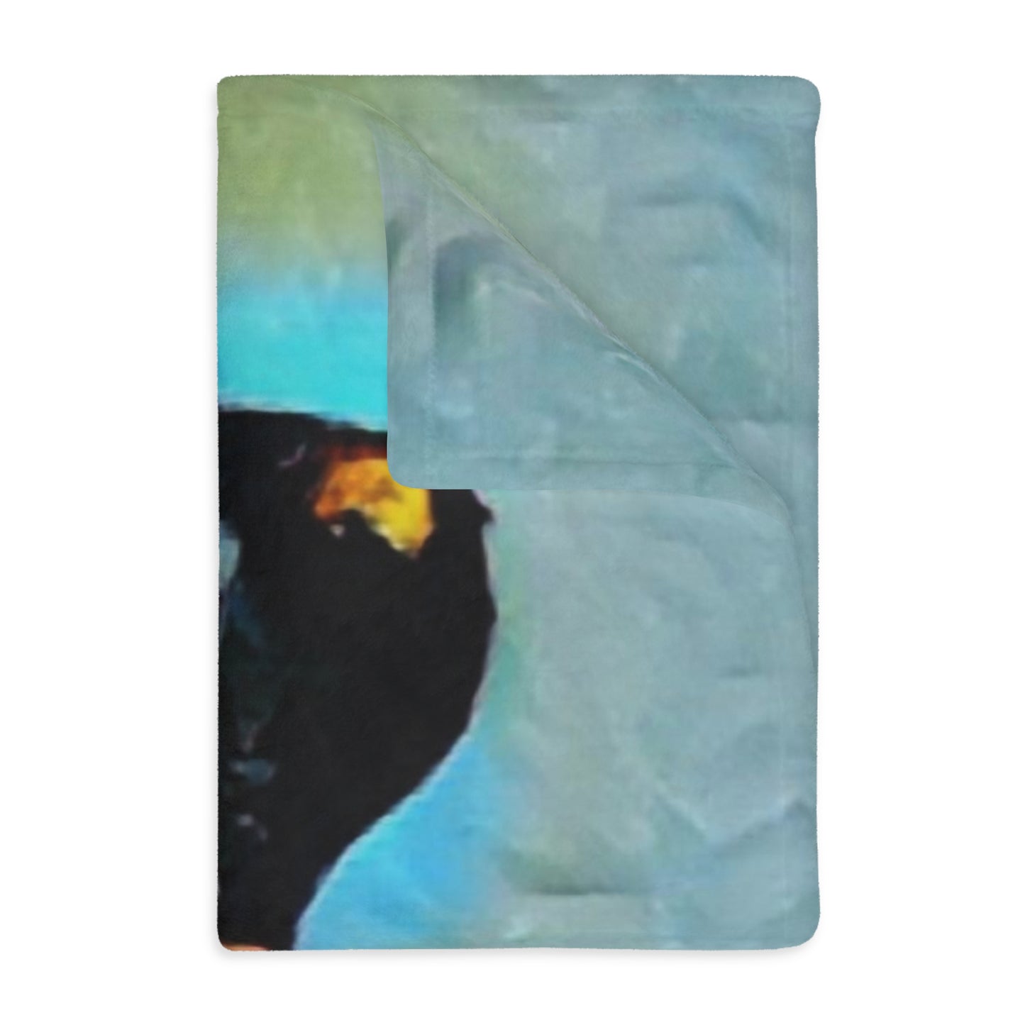 Velveteen Minky Blanket (Two-sided print) ... An Extraordinary Humpback Breach ... 'With Explosive Energy' ... Family Archives (KPH) ... Circa: 21st Century. Maui, HI ... Original Works ...
