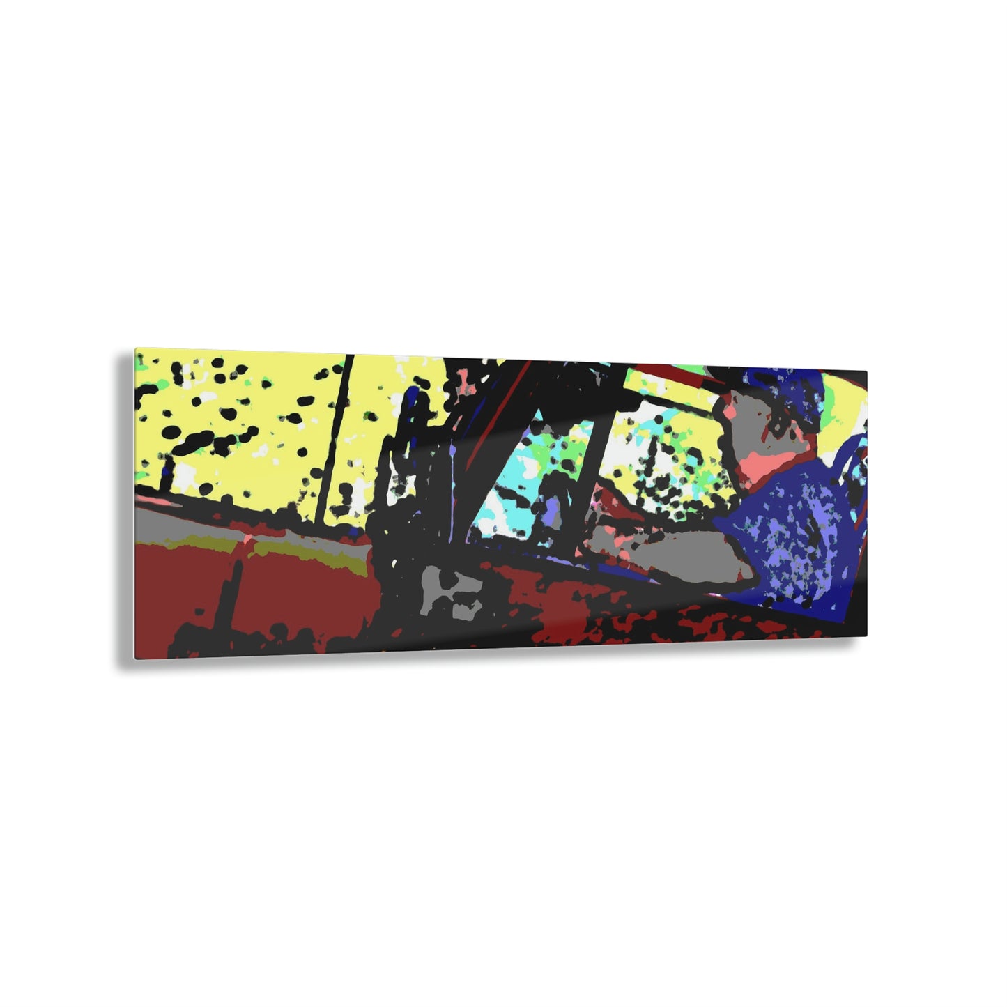 Acrylic Prints ... "Jeep & Bronco-Bustin'-It Up The Mountain Road"  ... Spring 2021 ... Rhett Creek, Idaho ... Original Works ...