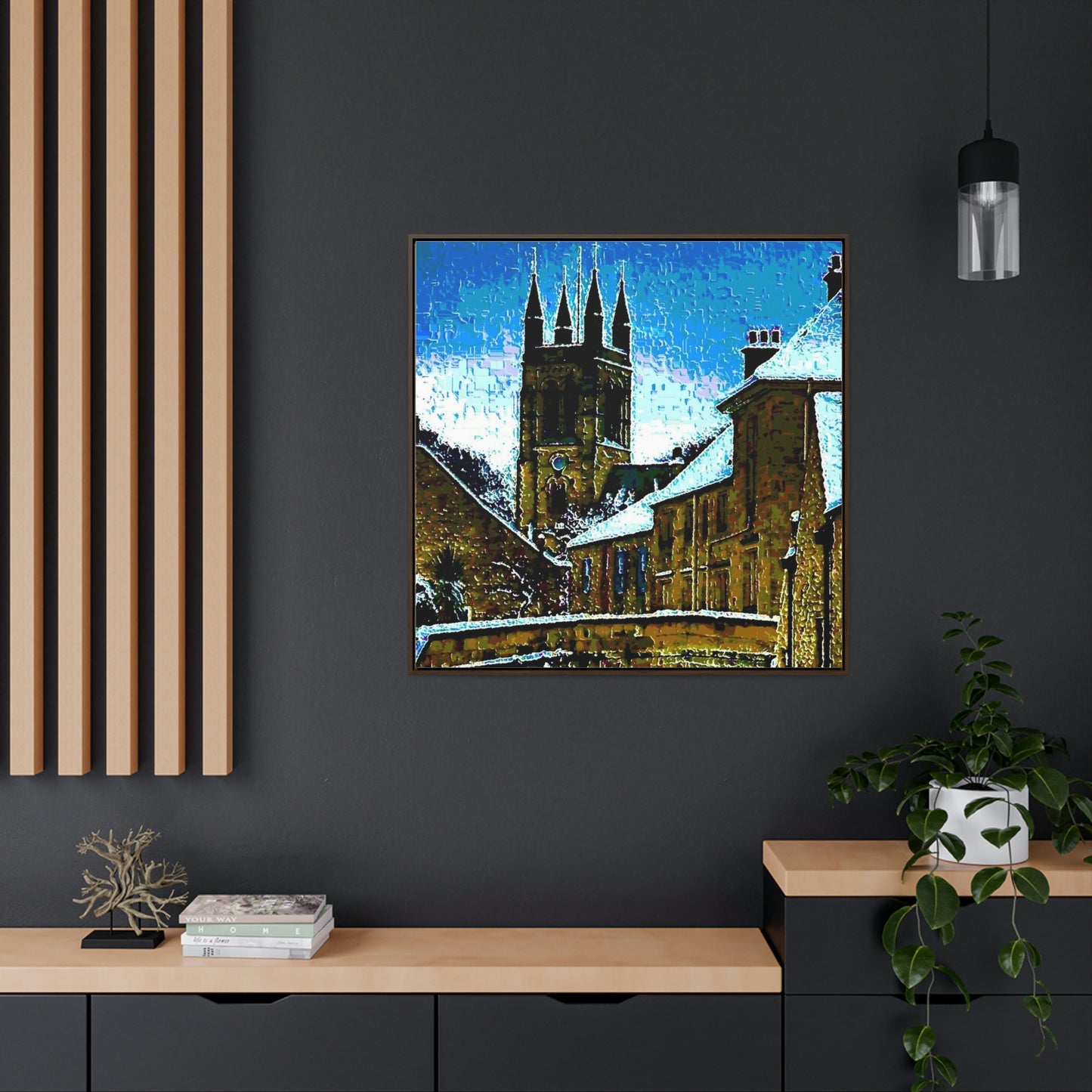 Gallery Canvas Wraps, Square Frame ... Walikng The Streets & Alleys ... 'Strolling The Canals ... '  ... Original Works  ...