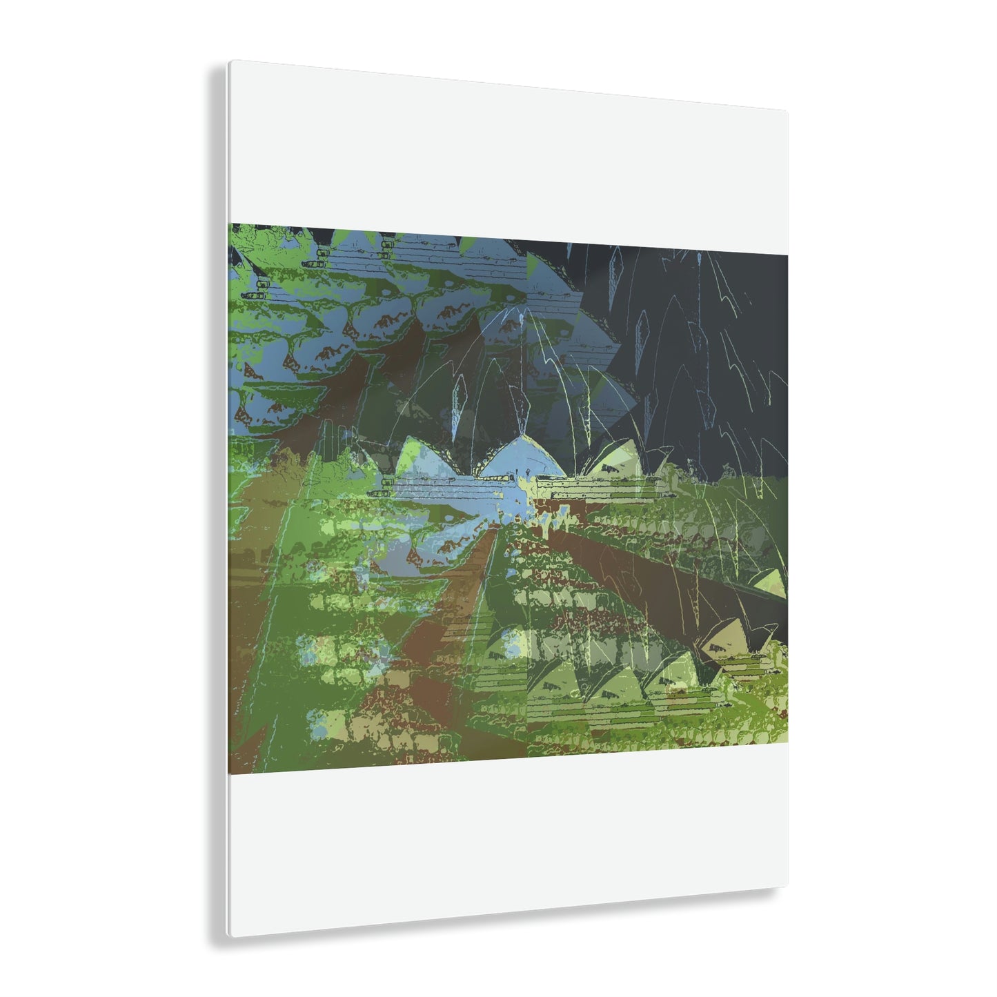 Acrylic Prints ... 'Bahai'i House-Of-Worship' ... "Lotus Temple: Delhi, India, 2008" ... Original Works ...