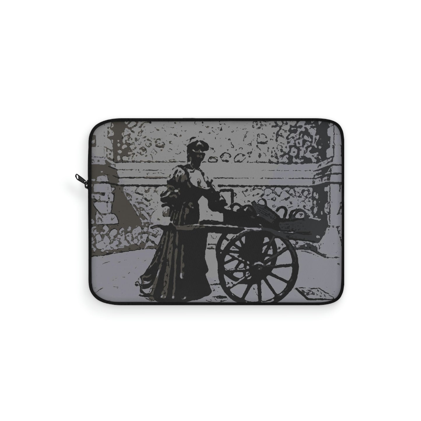Laptop Sleeve ... Dublin's "Molly Malone Along Grafton Street" ... Cryin' Cockels & Muscles Alive-Alive-Oh ... Circa 2003 ... Original Works ...