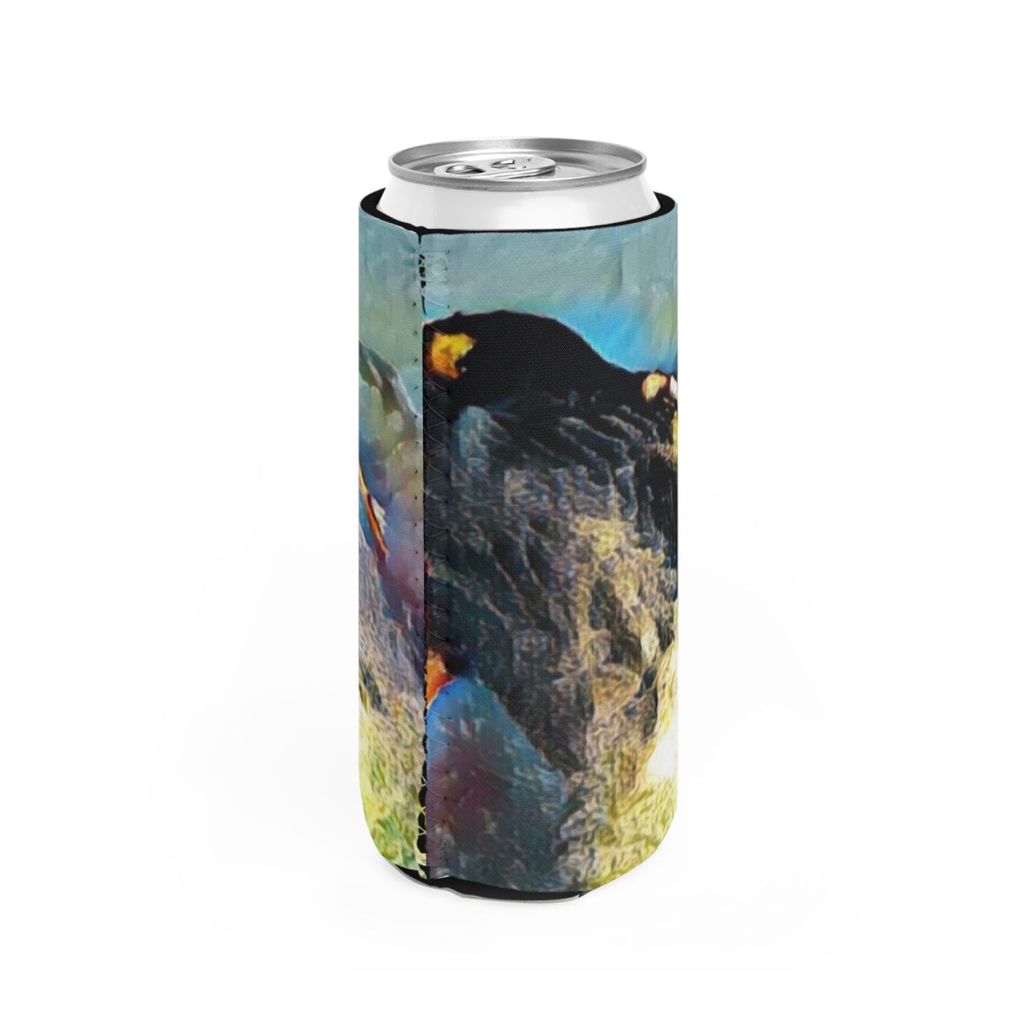 Slim Can Cooler ... An Extraordinary Humpback Breach ... 'With Explosive Energy' ... Family Archives (KPH) ... Circa: 21st Century. Maui, HI ... Original Works ...