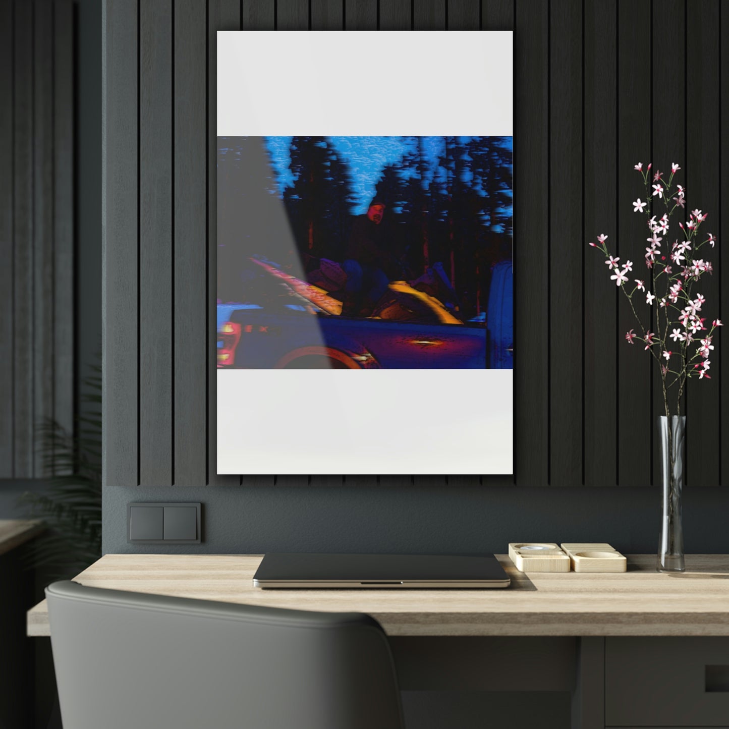 Acrylic Prints ... Two Modes Of Winter Transportation ... "Which One To Drive Next?" ... Choices-Choices-Choices ... Circa 4Jan23 ... Original Works ...