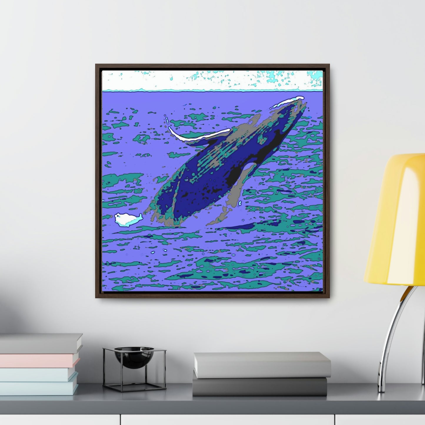 Gallery Canvas Wraps, Square Frame ... Baby Humpback Breaching ... Maui, HI: April 2022 ... "Family Archives: KPH" ... Original Works ...