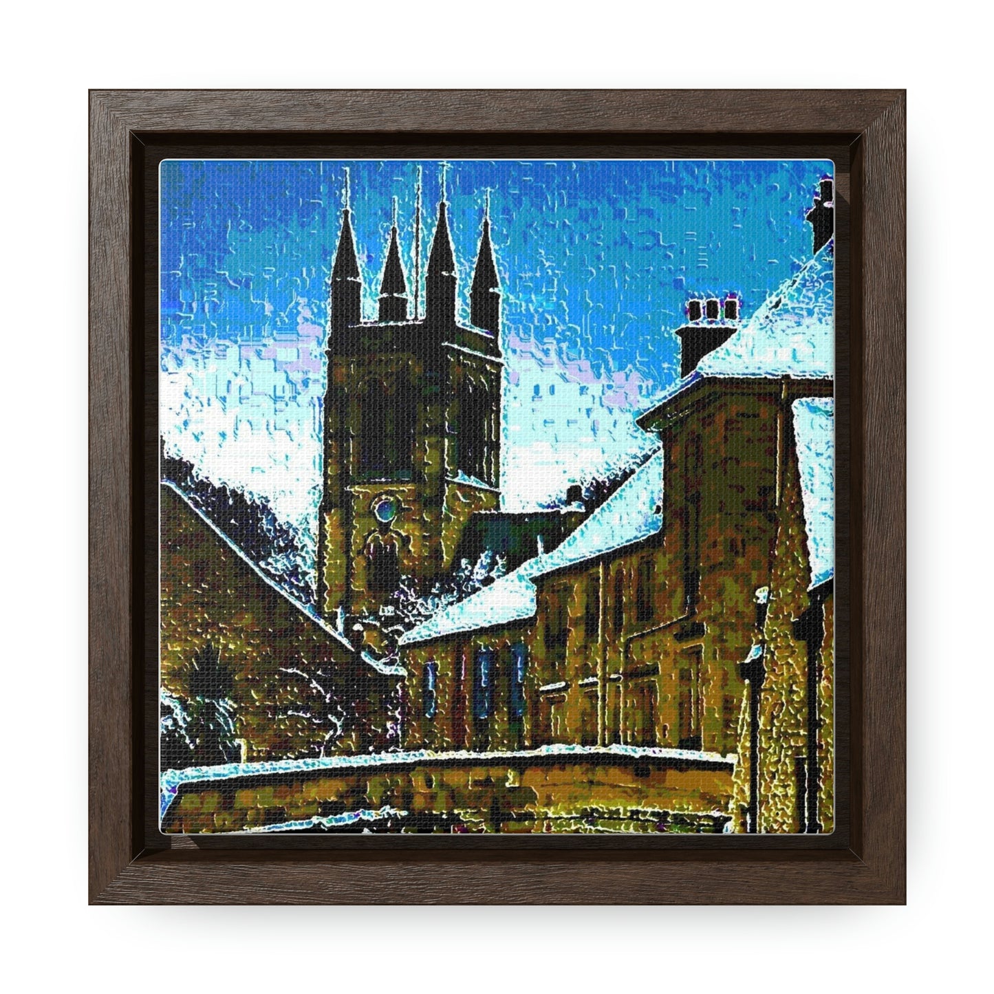Gallery Canvas Wraps, Square Frame ... Walikng The Streets & Alleys ... 'Strolling The Canals ... '  ... Original Works  ...