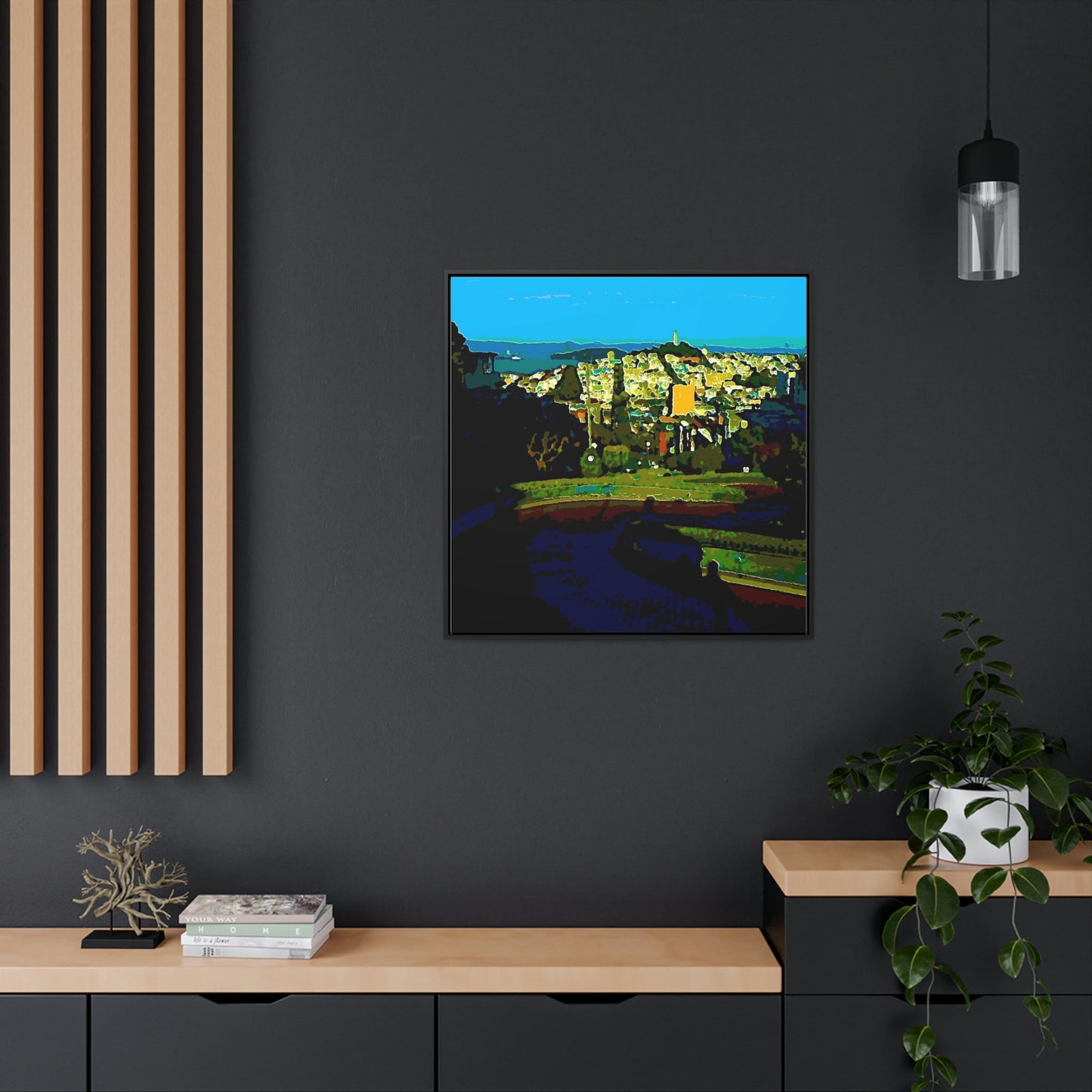 Gallery Canvas Wraps, Square Frame ...  "Lombard Street San Francisco, CA, USA" ... Family Archives 1970's ... Original Works ...
