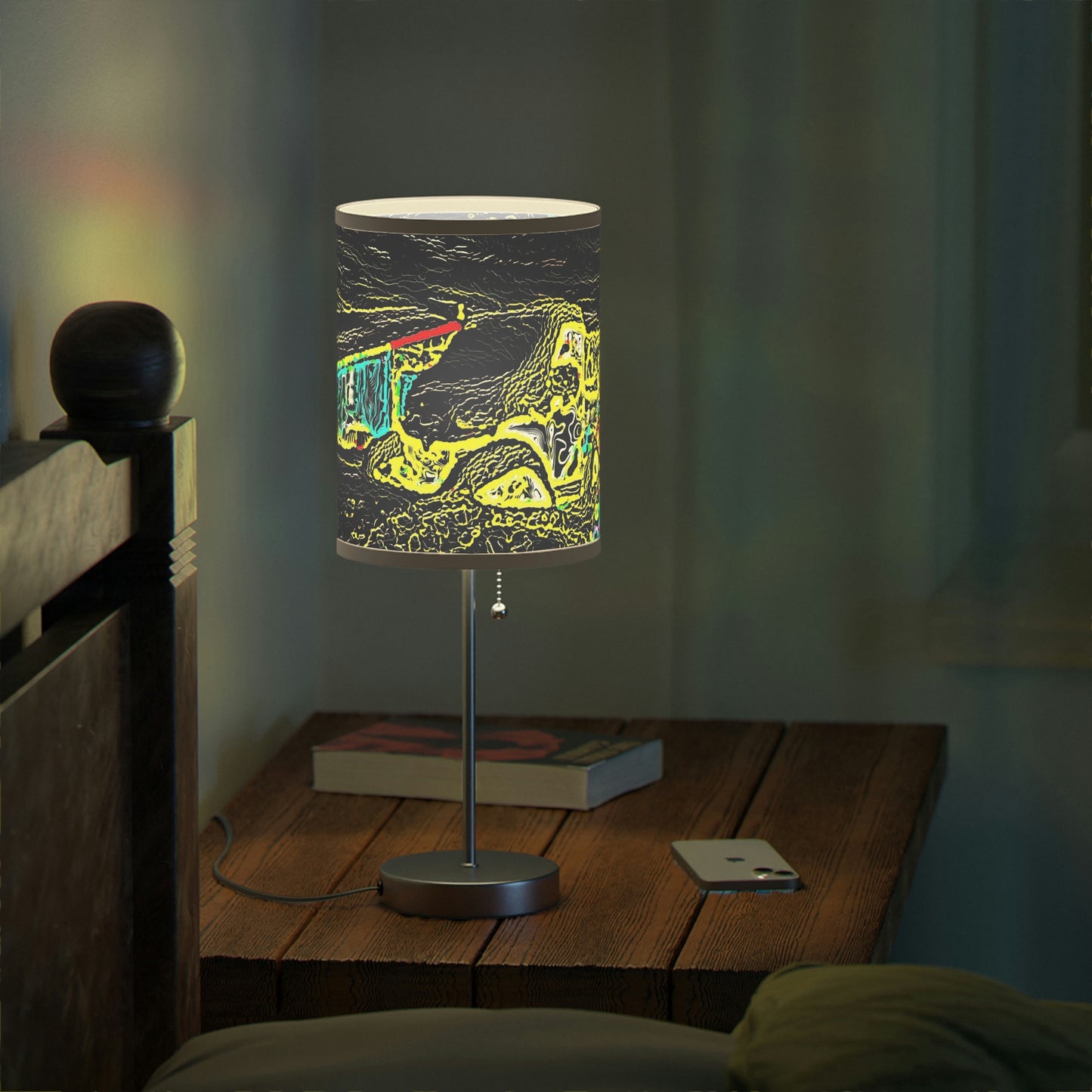 Lamp on a Stand, US|CA plug ... "Snow Vehicle In Snow Storm At-Rest" ... Circa 12Mar23 ... Central Idaho ... 18-Hours Rendering Time: Original Works ...