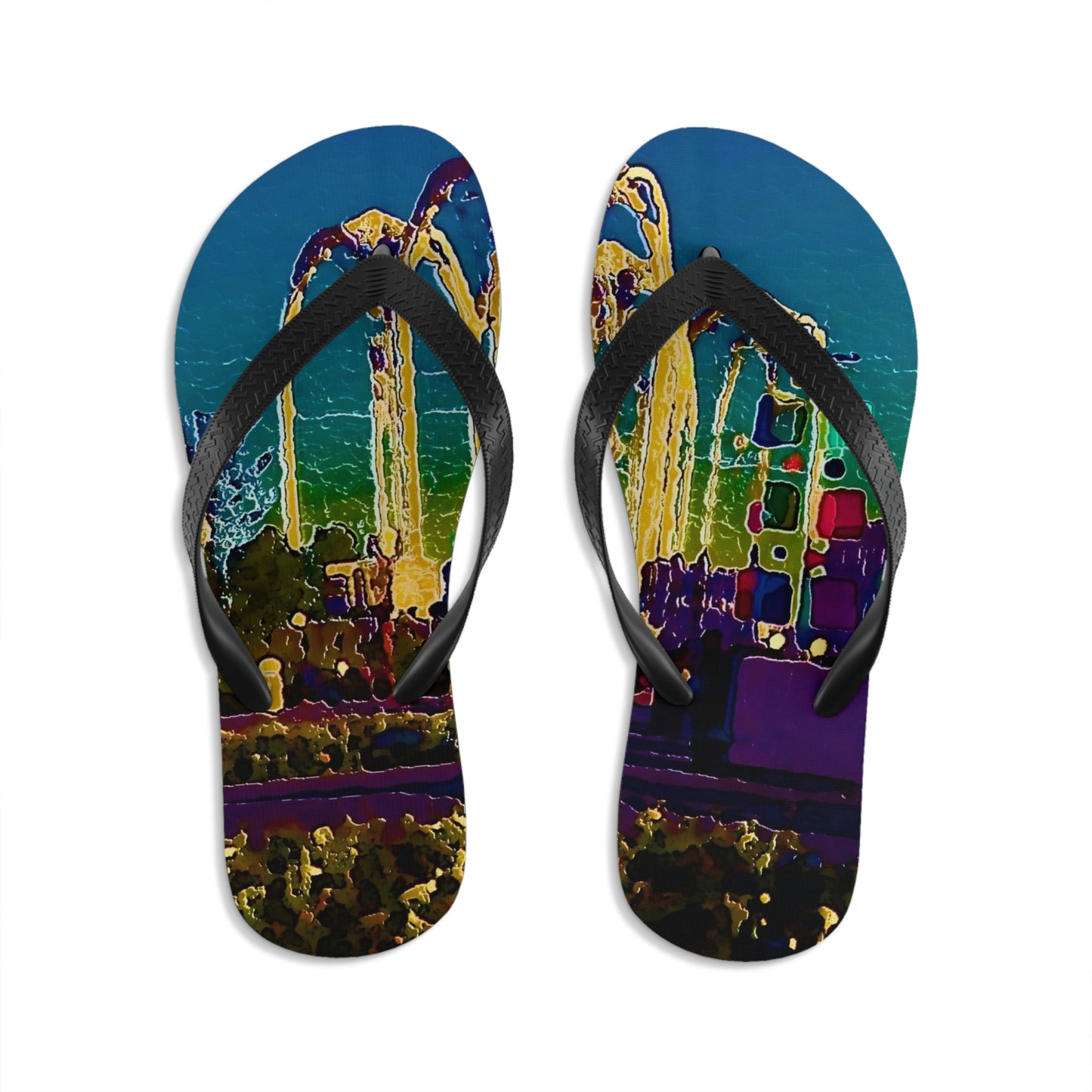 Unisex Flip-Flops ... "Arches 'Like-No-Other' ... " Seattle World's Fair: 1962. A Family Original ...