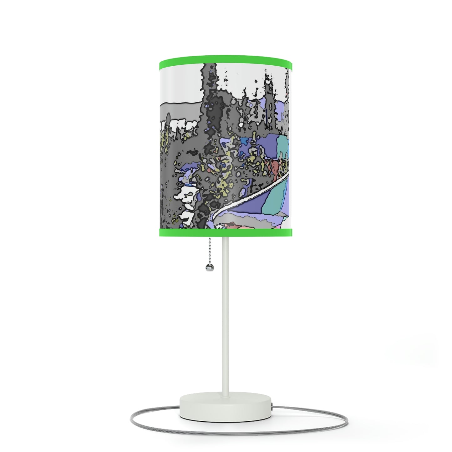 Lamp on a Stand, US|CA plug "A Very Remote Mountain Neighborhood" ... Only Cabins In This Environment ... Cenrtal Idaho ...
